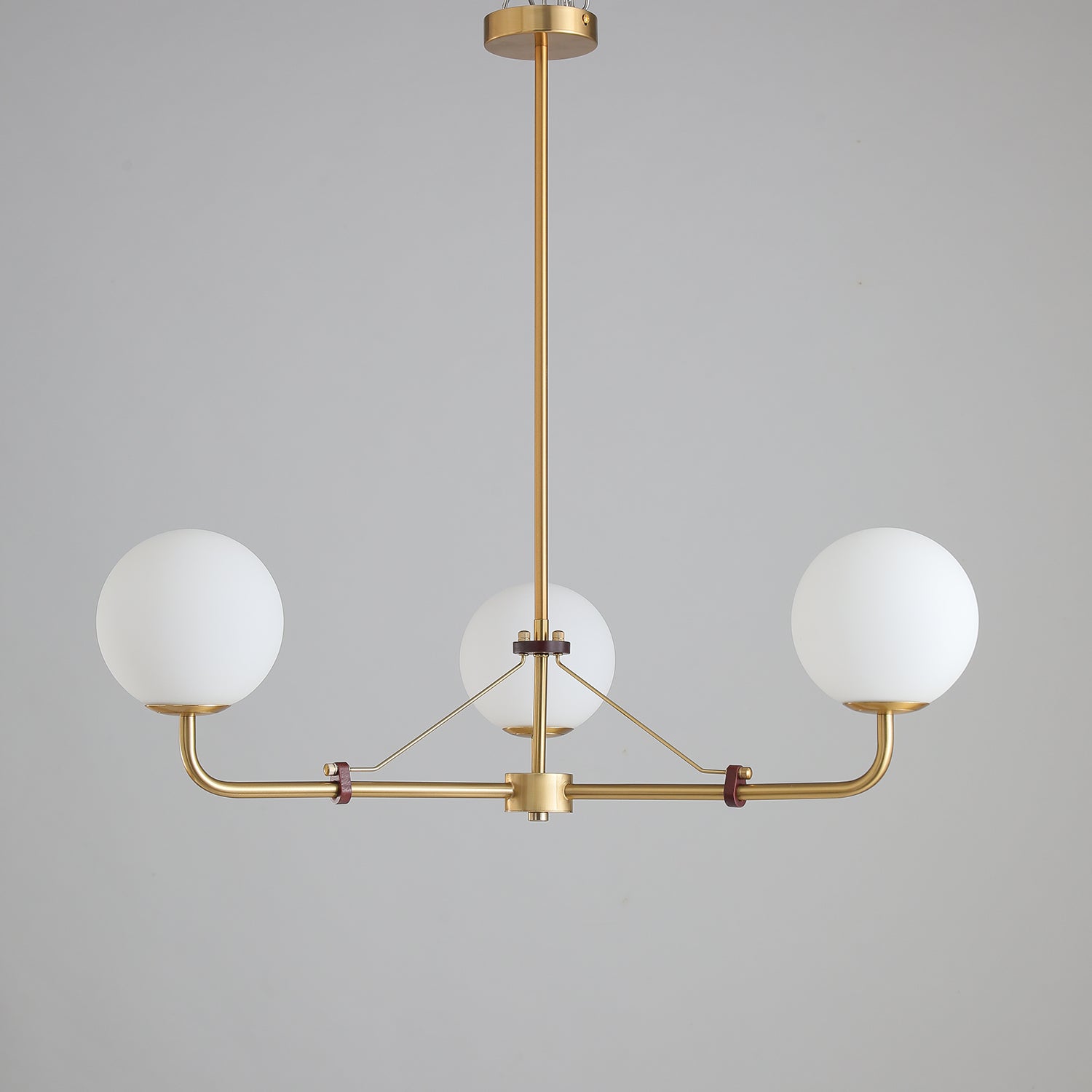 Lustra Chandelier Brass Globe Savanna Elegant - Letslighting