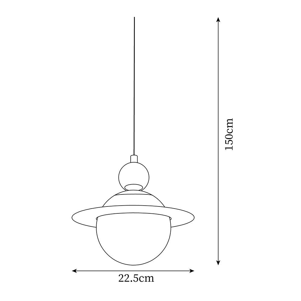 Savie Pendant Lamp Adjustable Disc Celestial - Letslighting