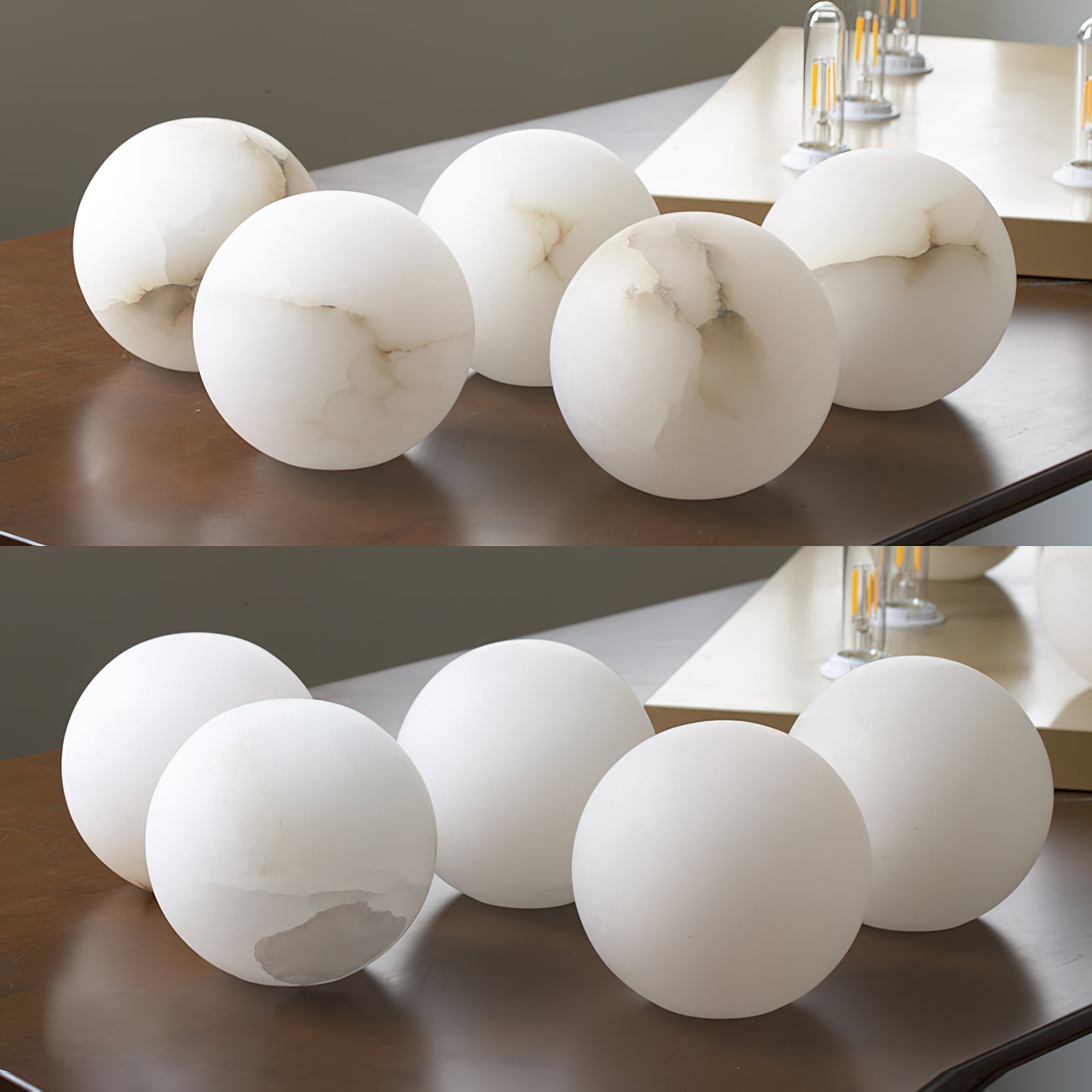 Uphaara Modern Minimalist Alabaster Pendant Light - Letslighting