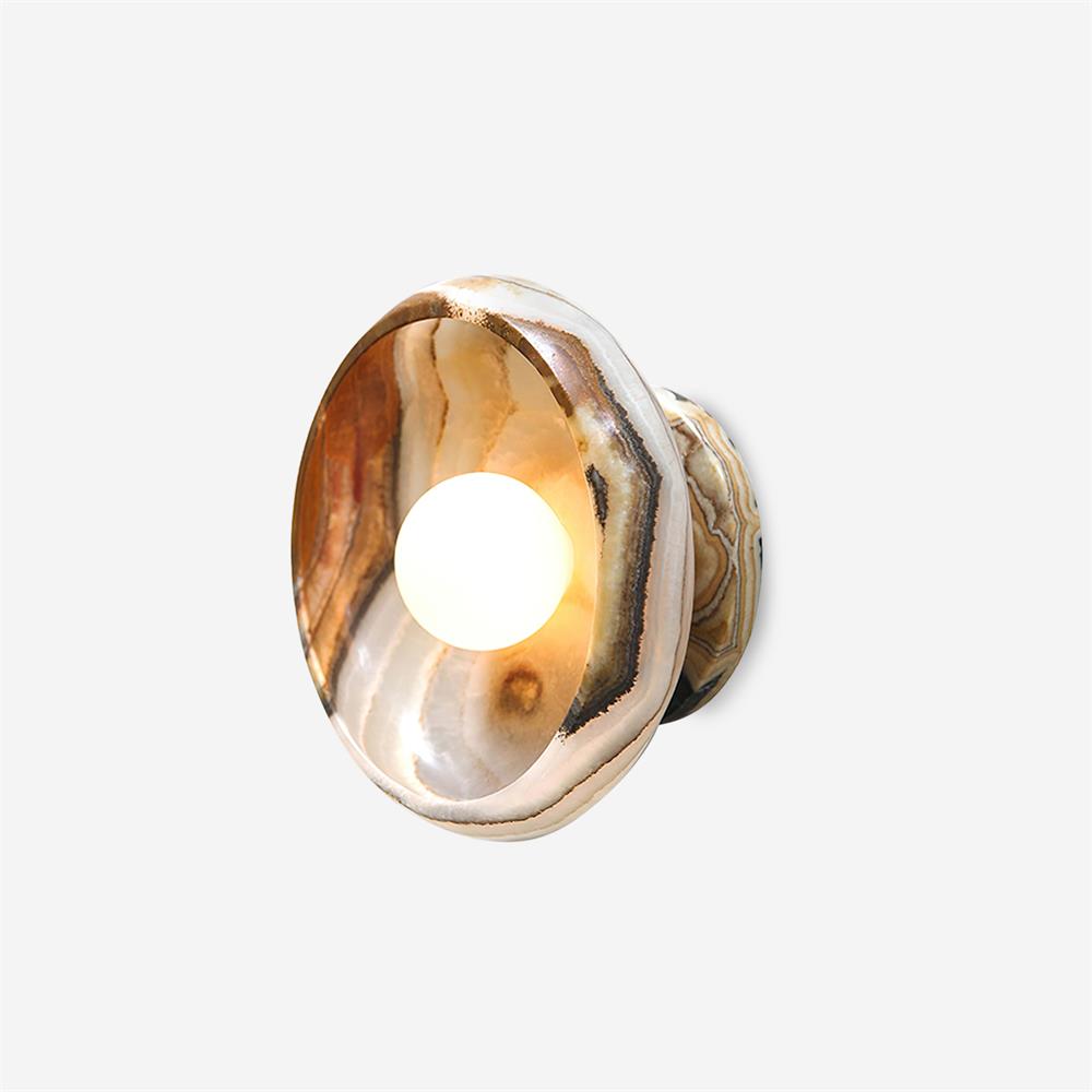 Onvix Natural Onyx Wall Light - Letslighting