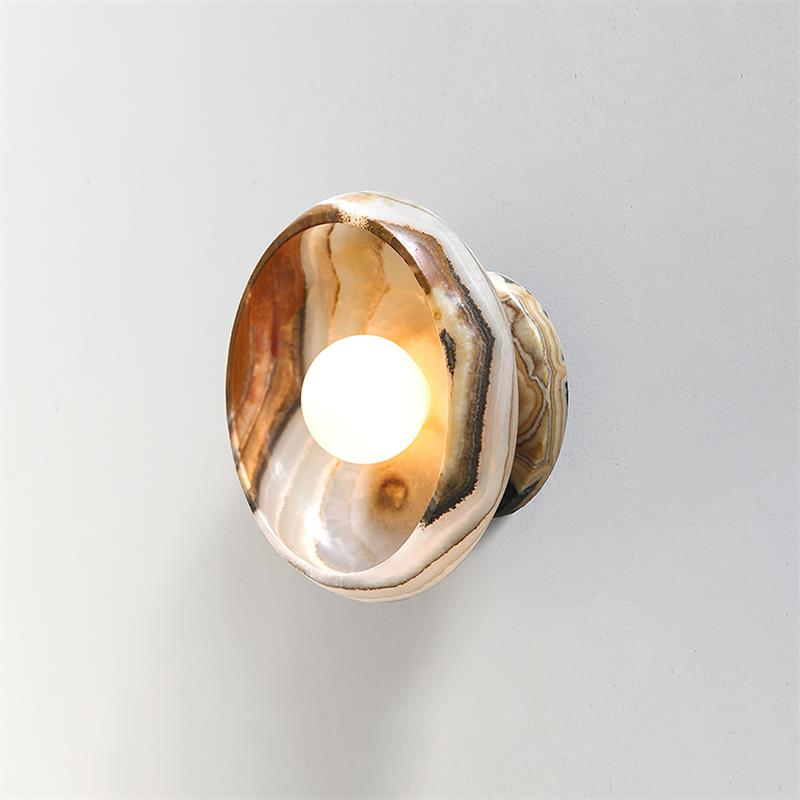 Onvix Natural Onyx Wall Light - Letslighting