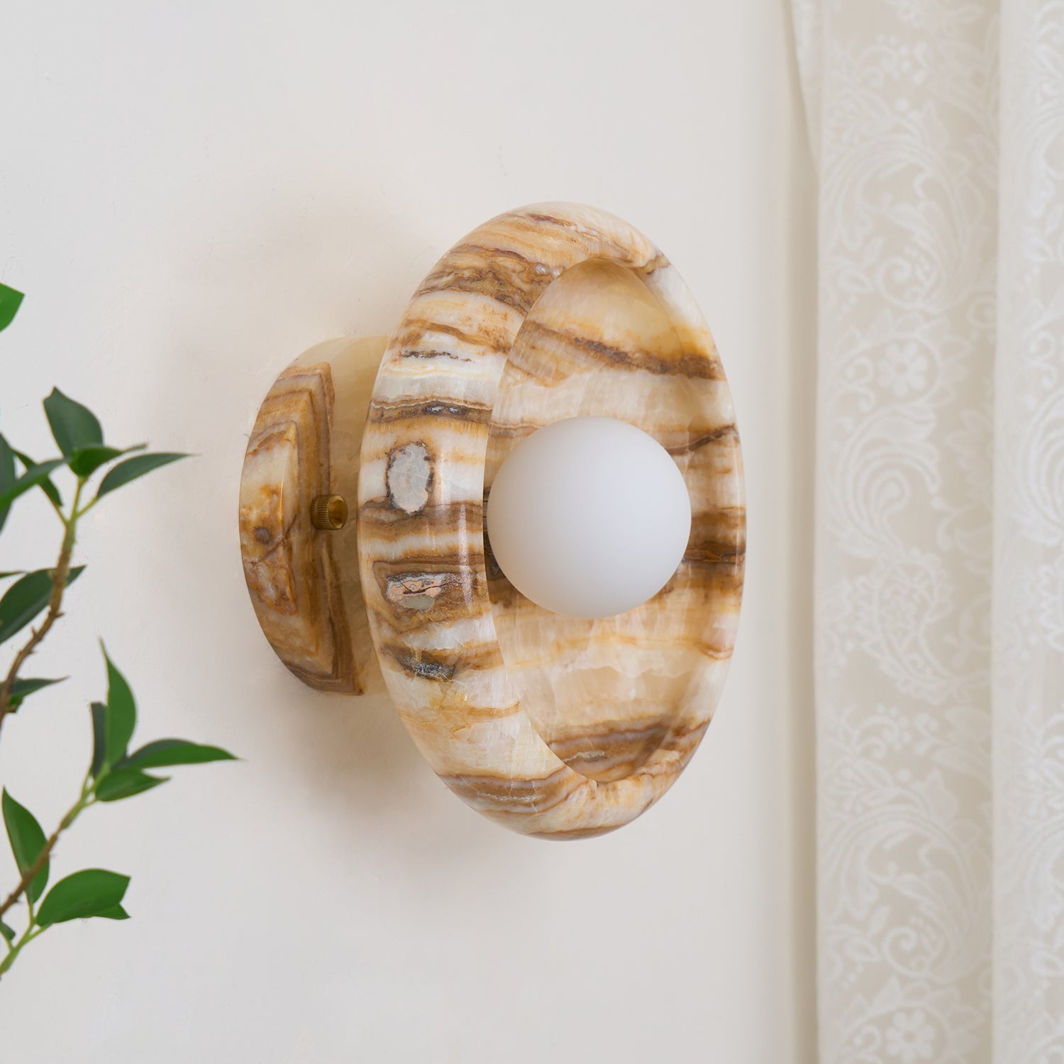 Onvix Natural Onyx Wall Light - Letslighting