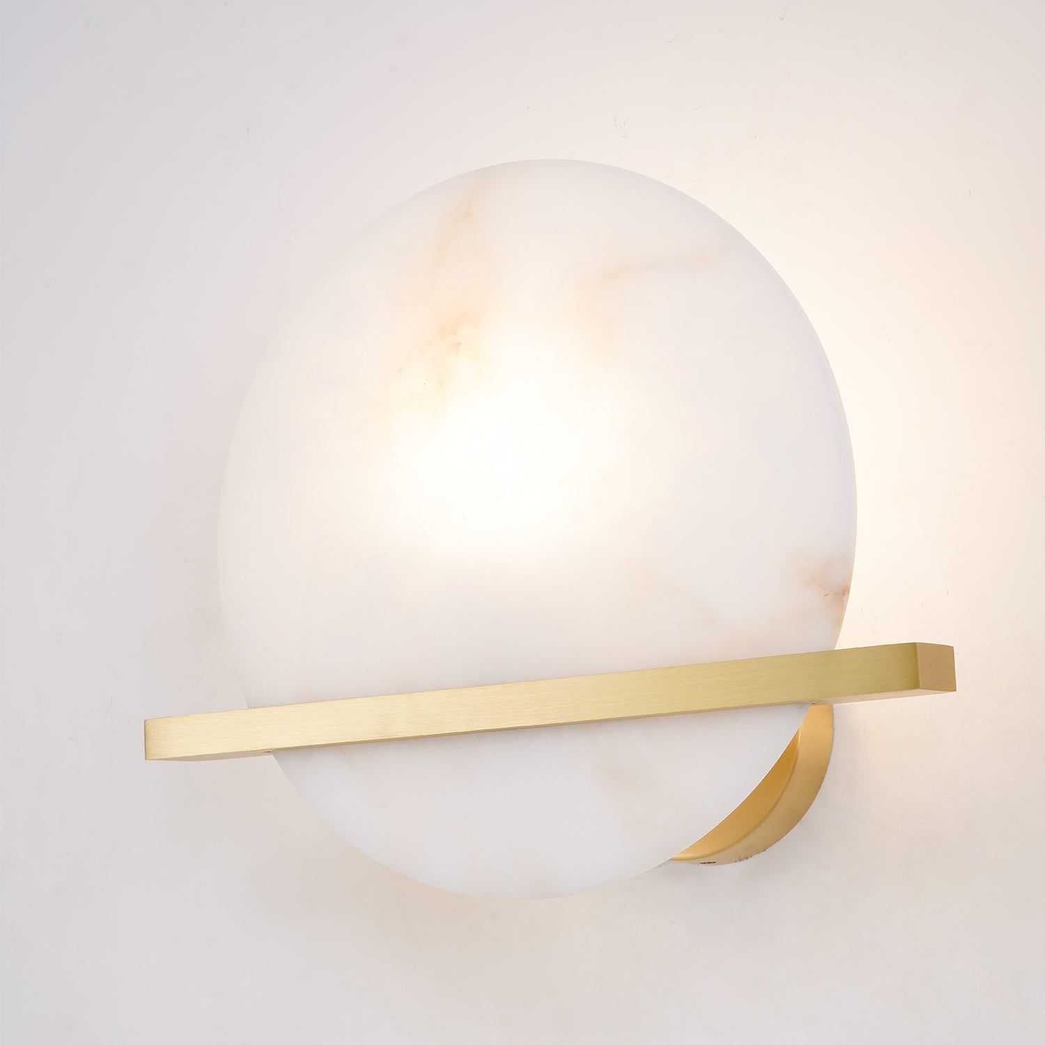 Savion Wall Lamp Alabaster Moon Horizon - Letslighting