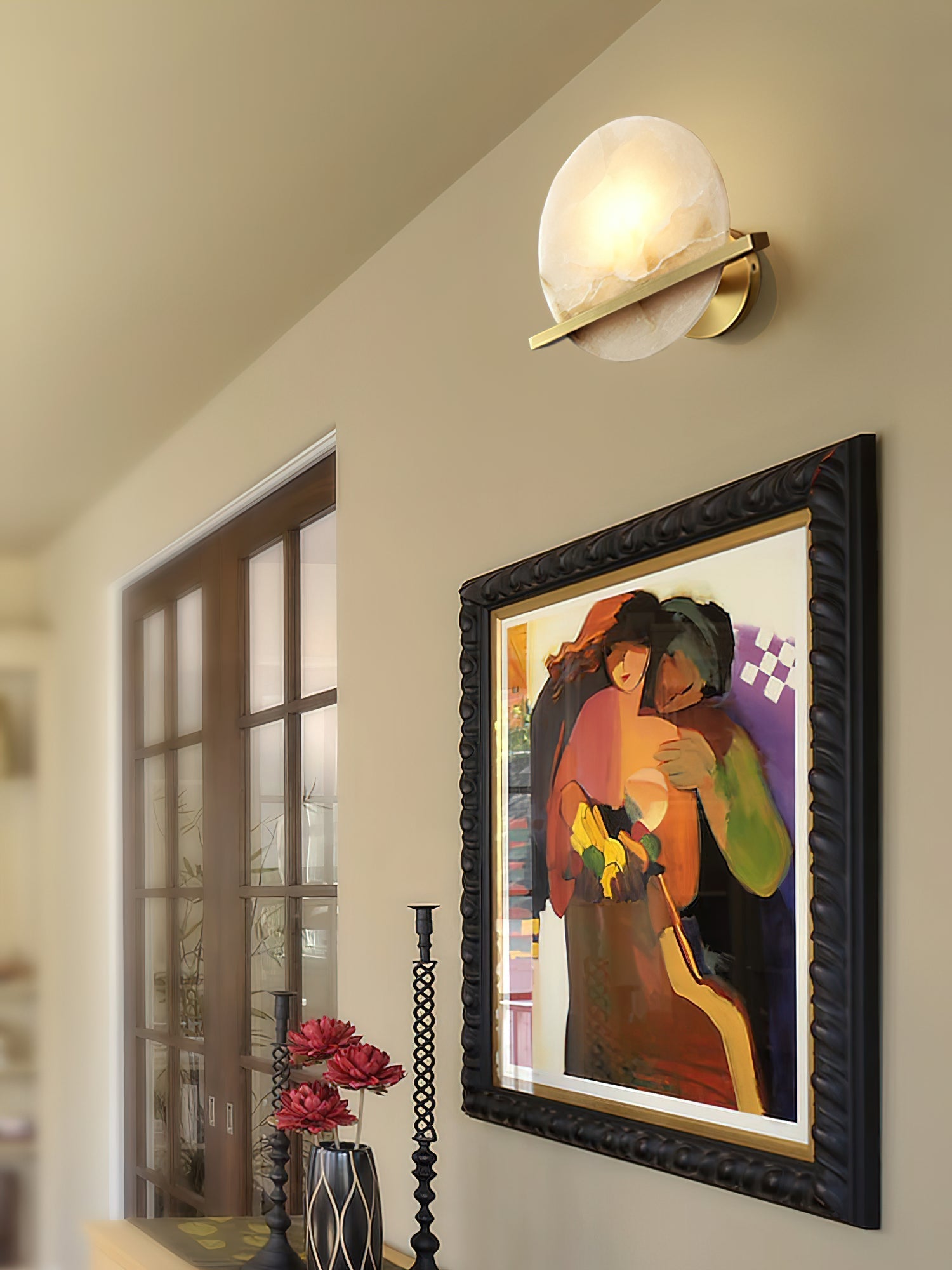Vatalisra Modern Minimalist Alabaster Wall Lamp - Letslighting