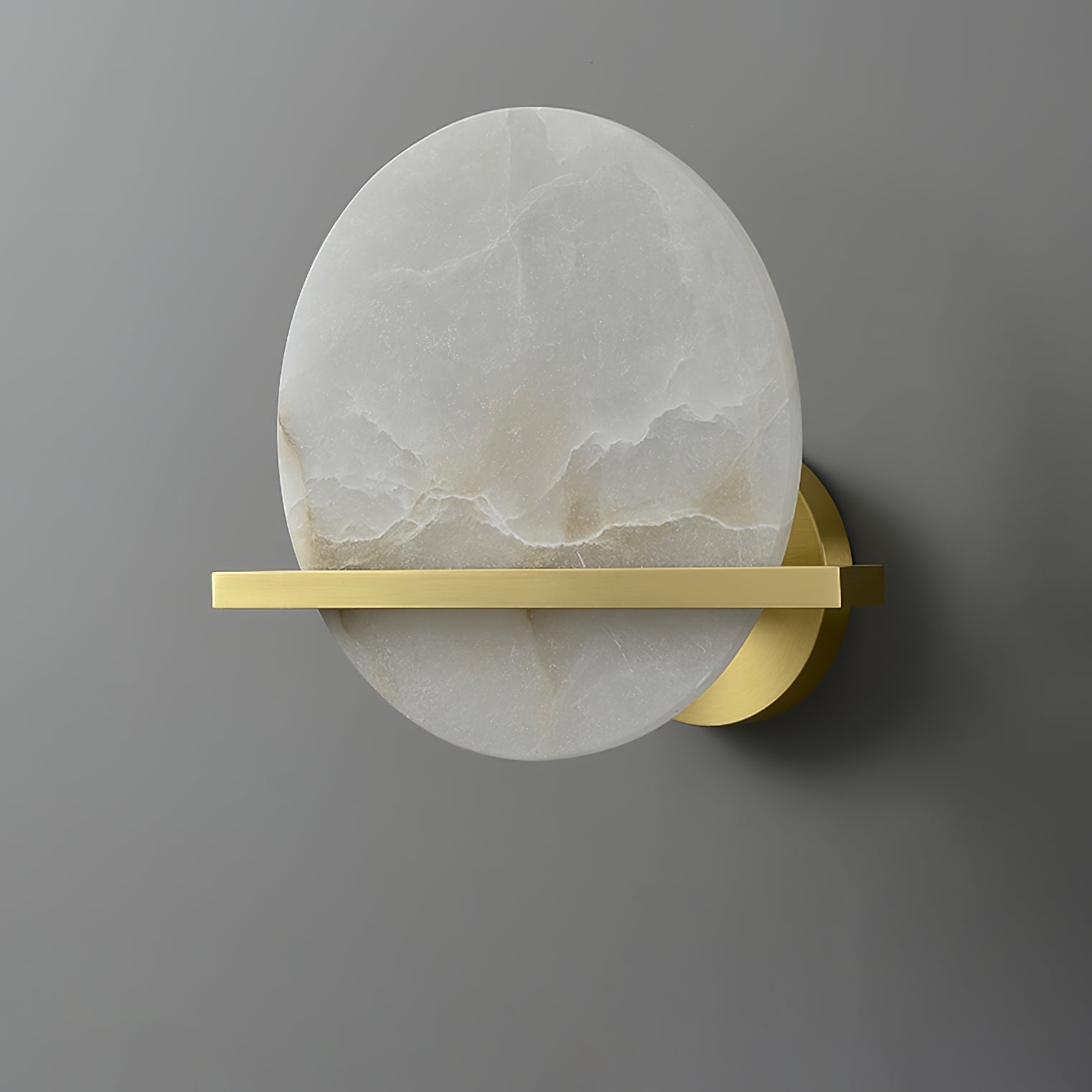 Savion Wall Lamp Alabaster Moon Horizon - Letslighting