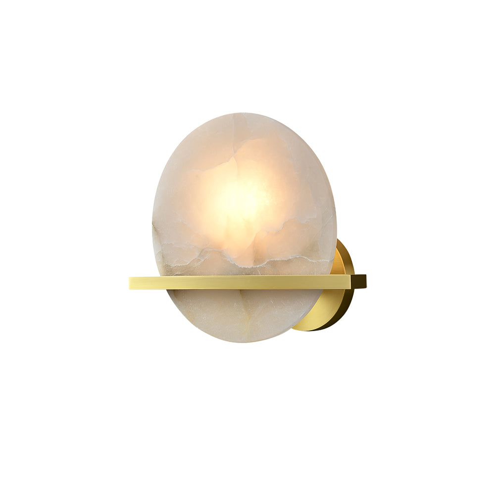 Savion Wall Lamp Alabaster Moon Horizon - Letslighting