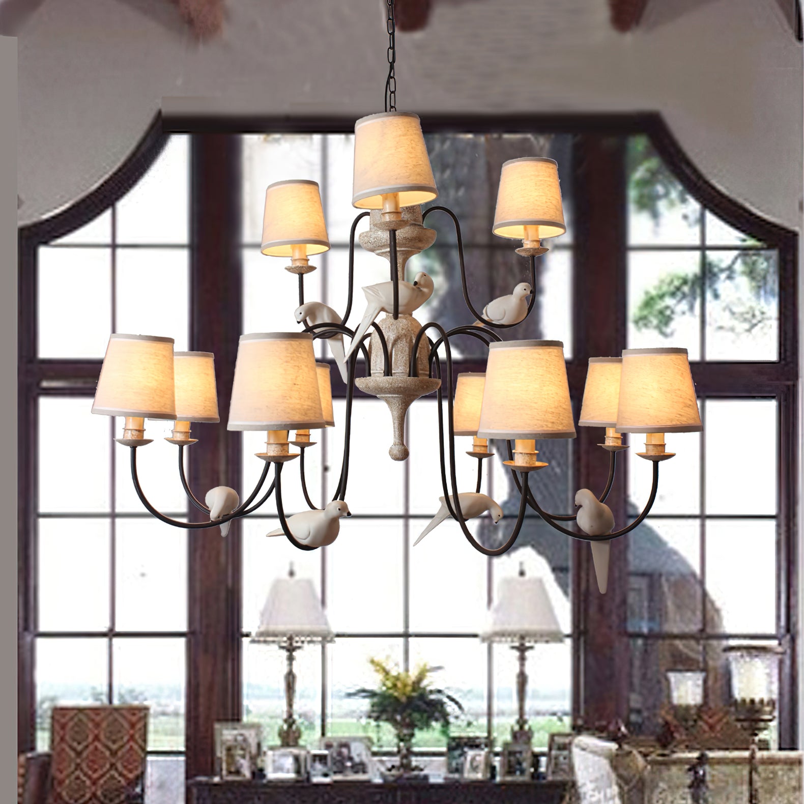 Avcarora Postmodern Luxury Fabric Chandelier - Letslighting