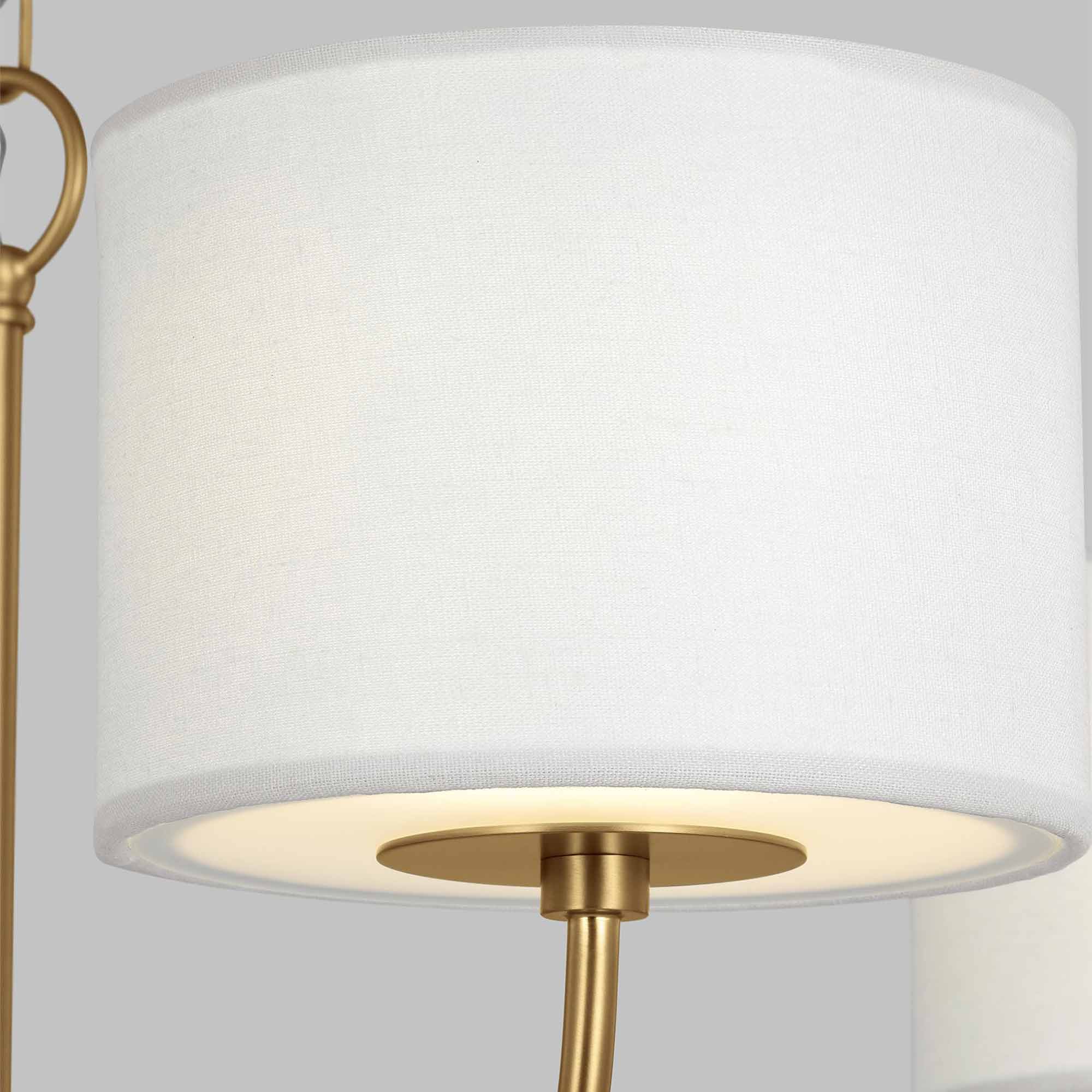 Mycaren Vintage Industrial Brass Fabric Chandelier - Letslighting