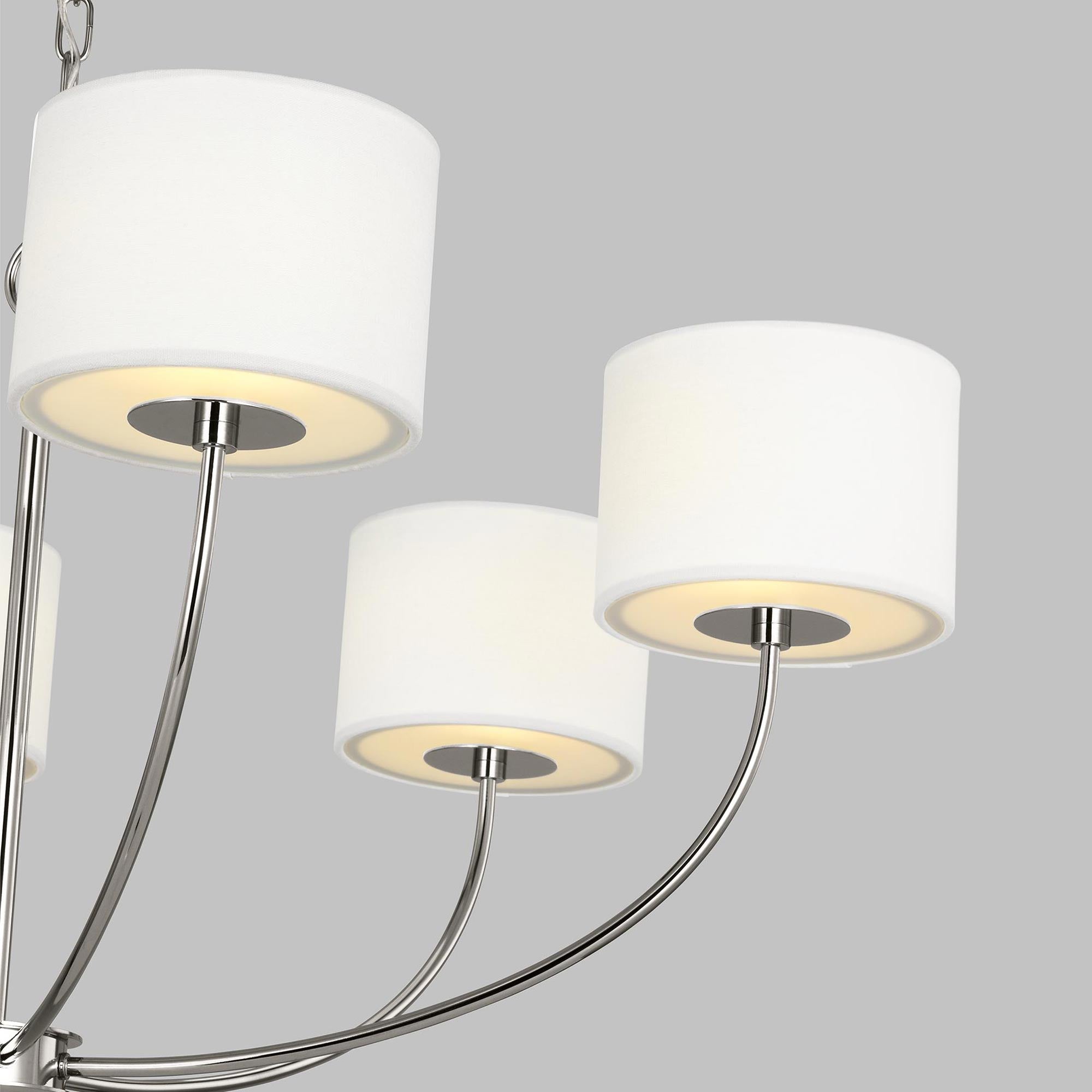 Mycaren Vintage Industrial Brass Fabric Chandelier - Letslighting