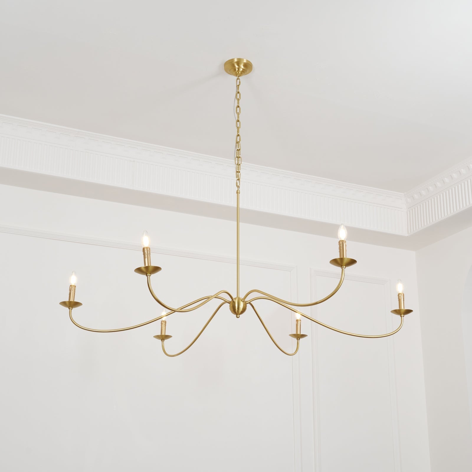 Varese Chandelier 6-Light Candle - Letslighting