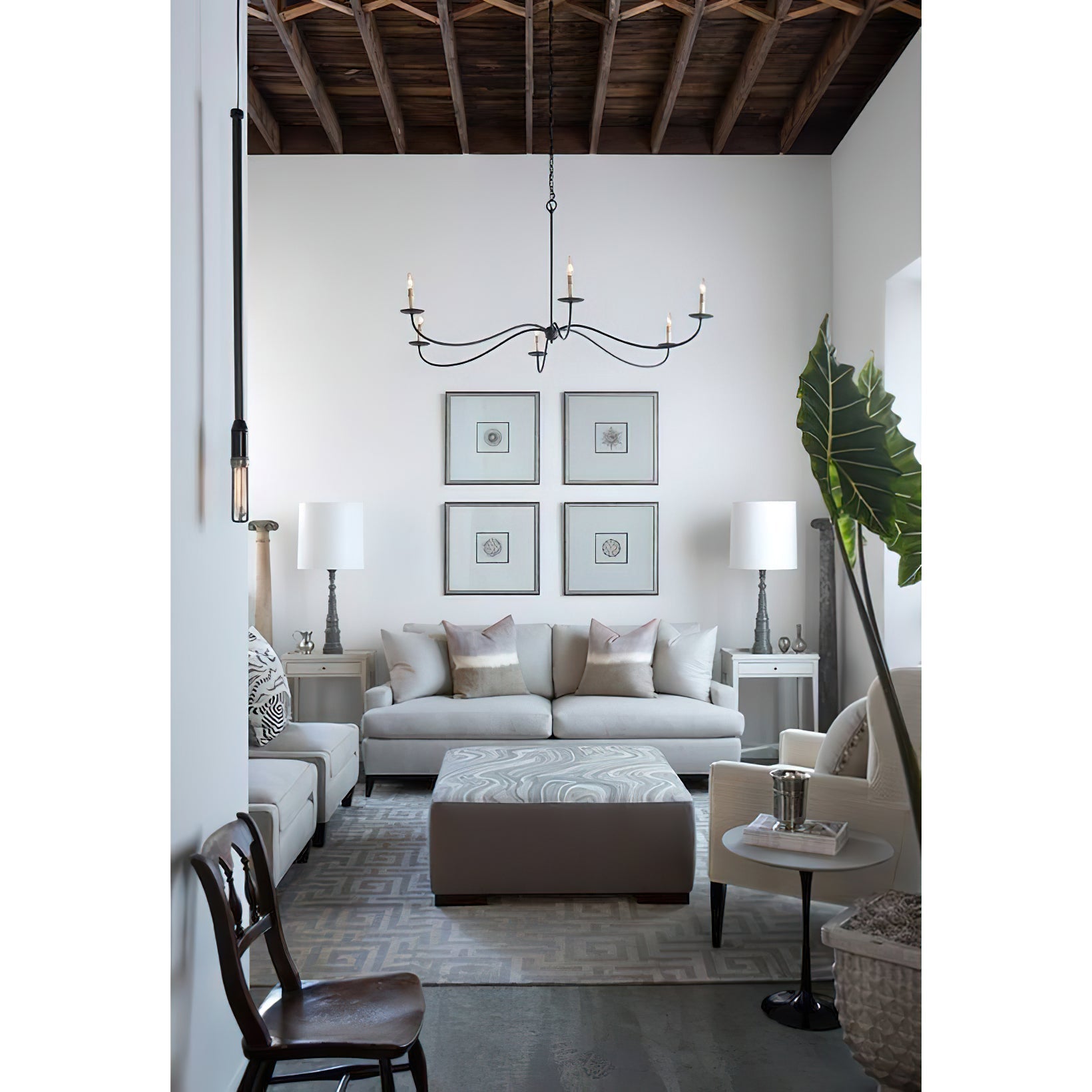 Varese Chandelier 6-Light Candle - Letslighting