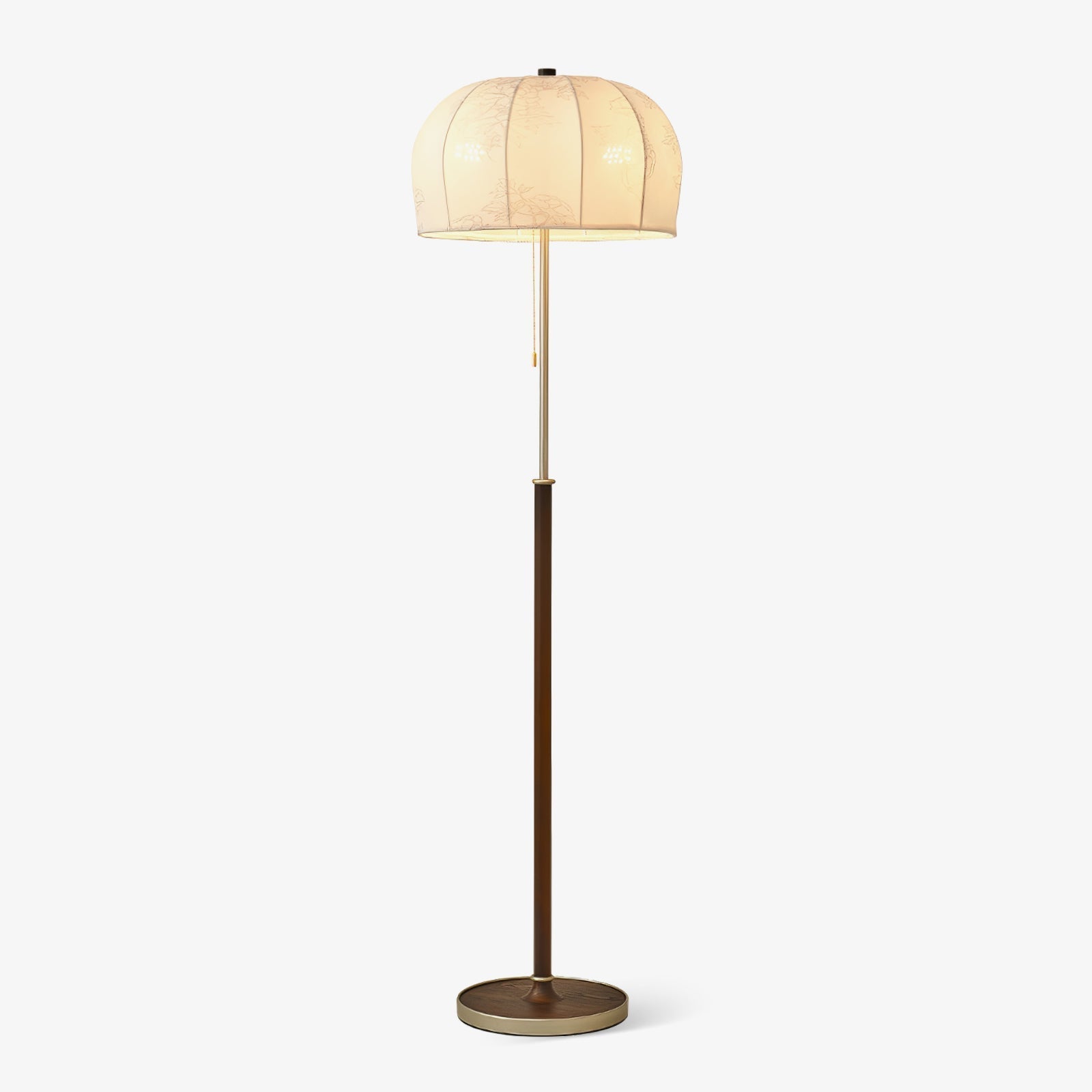 Lumisicen Fabric Wood Floor Lamp - Letslighting