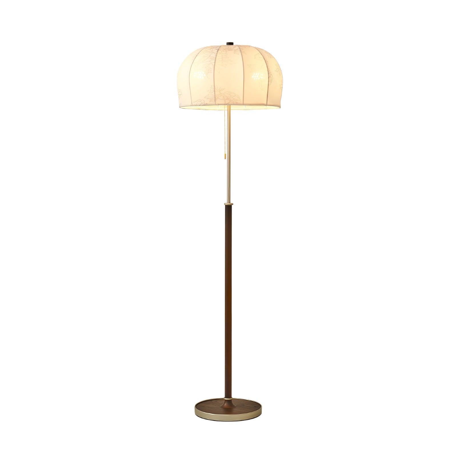 Lumisicen Fabric Wood Floor Lamp - Letslighting