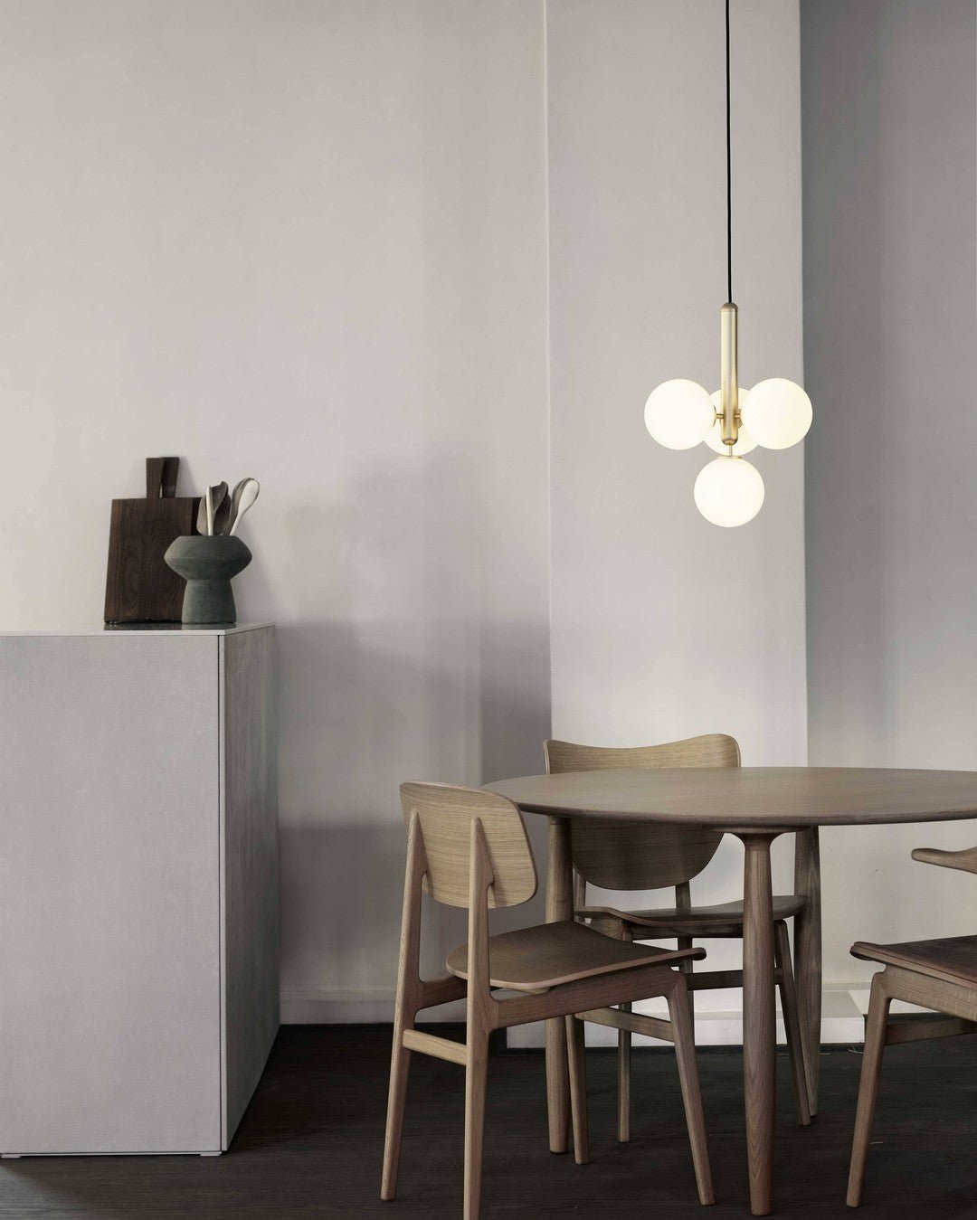 Azorila Modern Minimalist Swag Brass Glass Pendant Light - Letslighting