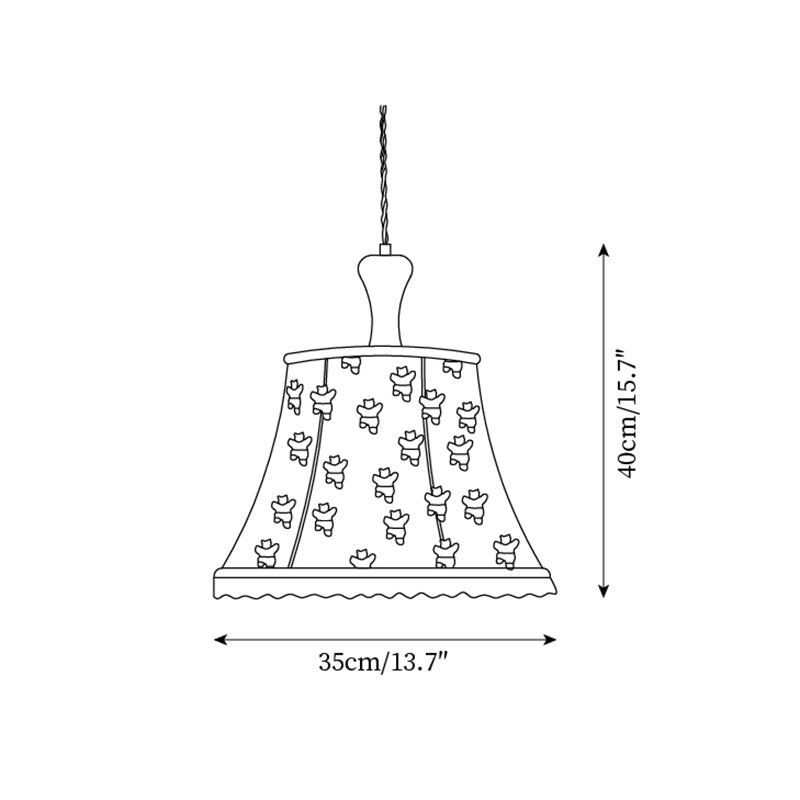 Scotia Pendant Lamp Bell-Shaped Playful Vintage - Letslighting