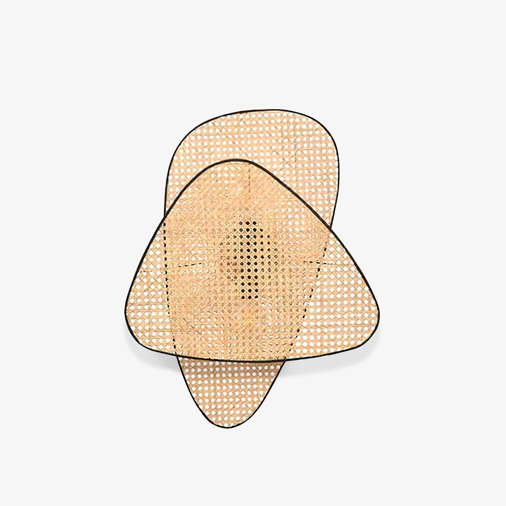 Uvelan Art Natural Cannage Bamboo Sconce Wall lamp - Letslighting