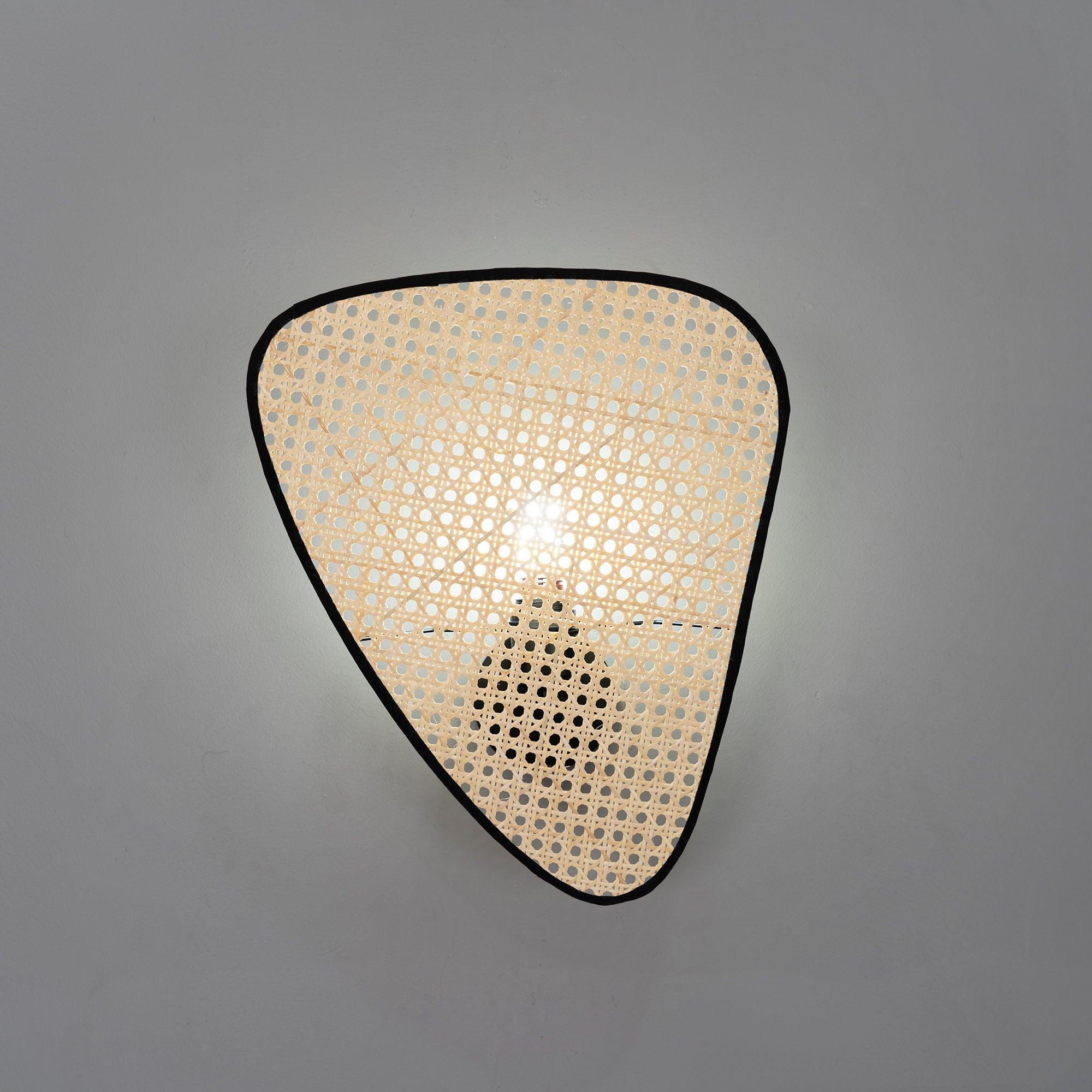Uvelan Art Natural Cannage Bamboo Sconce Wall lamp - Letslighting
