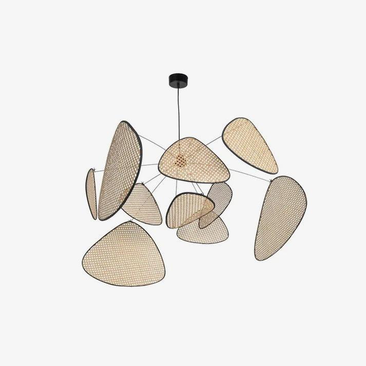 Lustra Chandelier Screen Cannage Suspension Retro - Letslighting