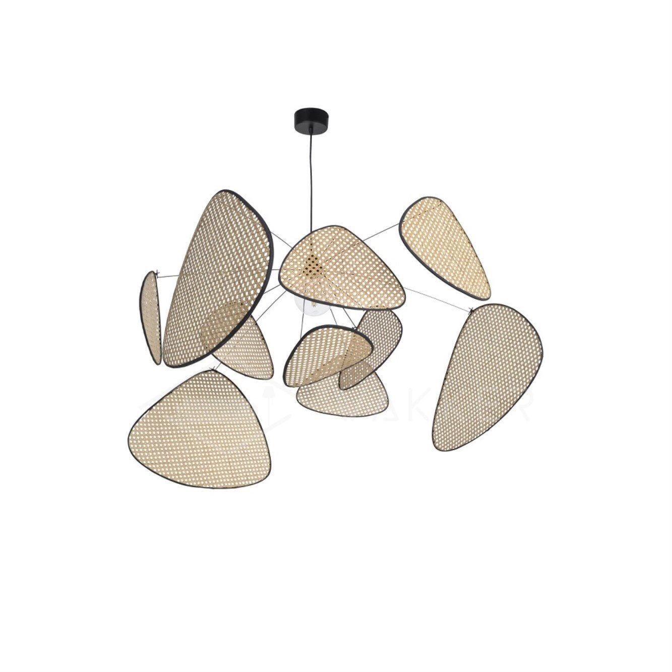 Lustra Chandelier Screen Cannage Suspension Retro - Letslighting
