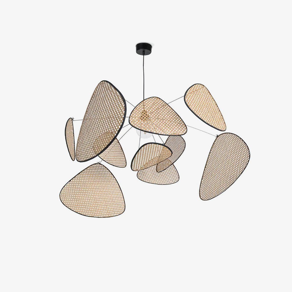 Lustra Chandelier Screen Cannage Suspension Retro - Letslighting