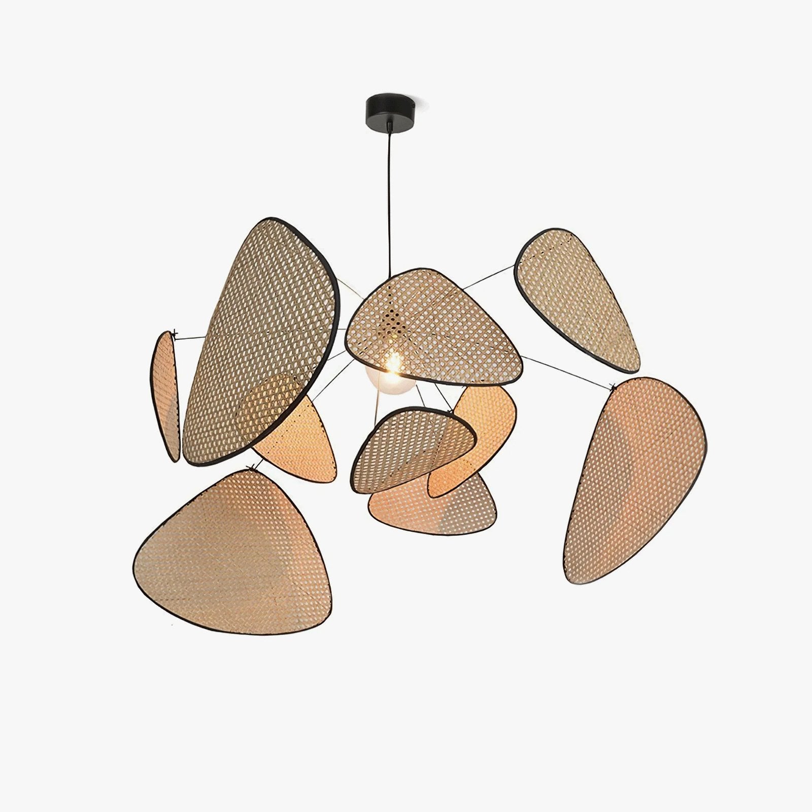 Lustra Chandelier Screen Cannage Suspension Retro - Letslighting