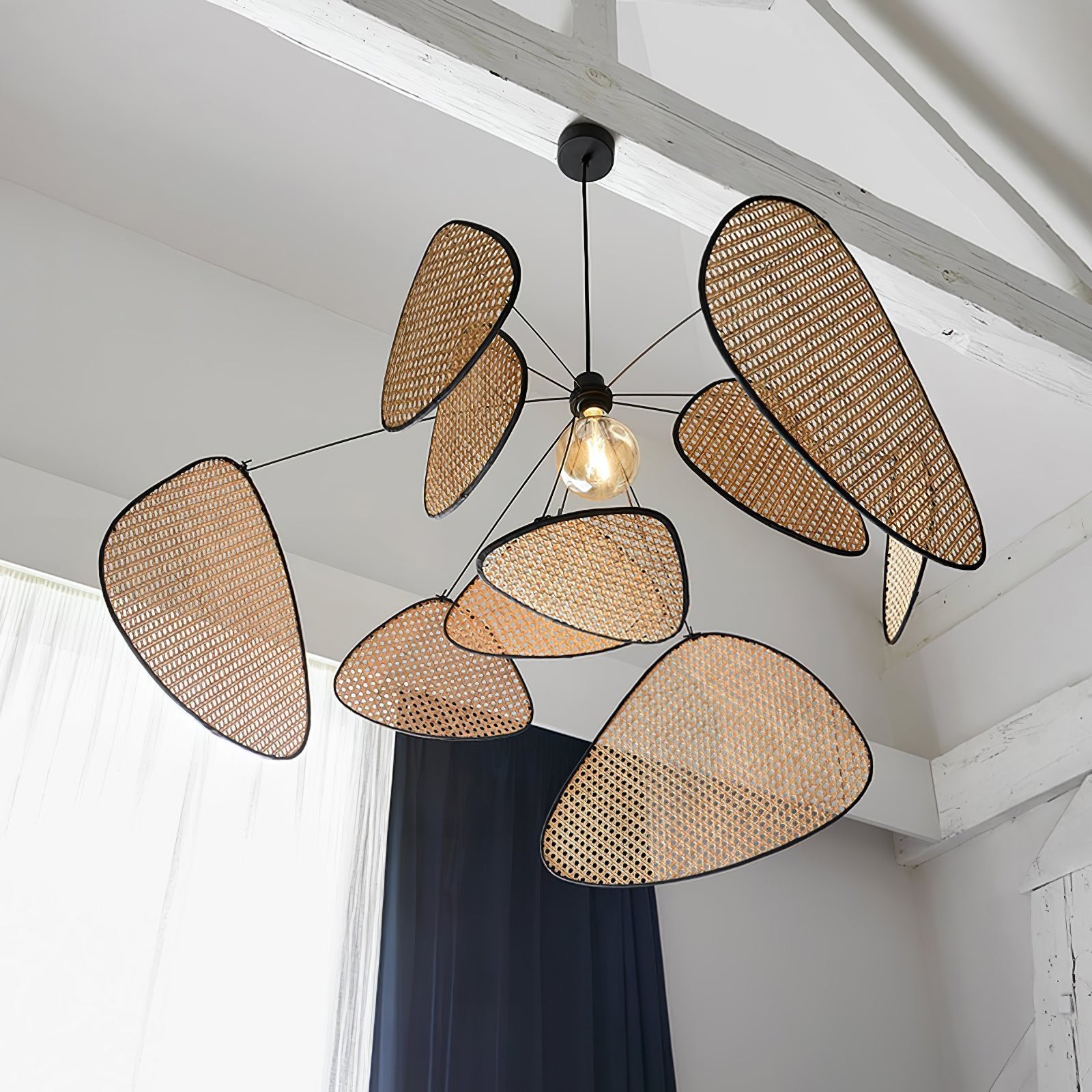 Lustra Chandelier Screen Cannage Suspension Retro - Letslighting