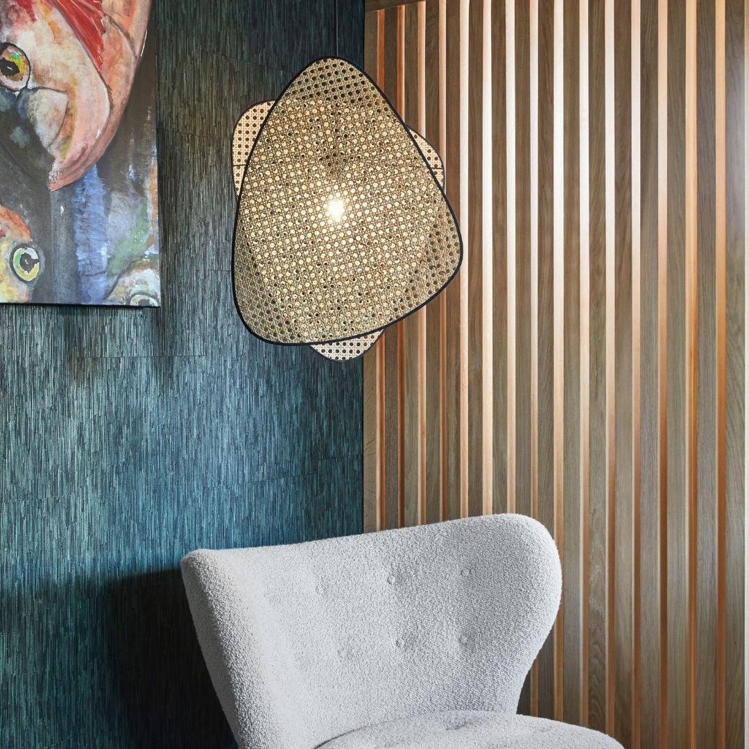 Uvelan Art Natural Cannage Bamboo Sconce Wall lamp - Letslighting