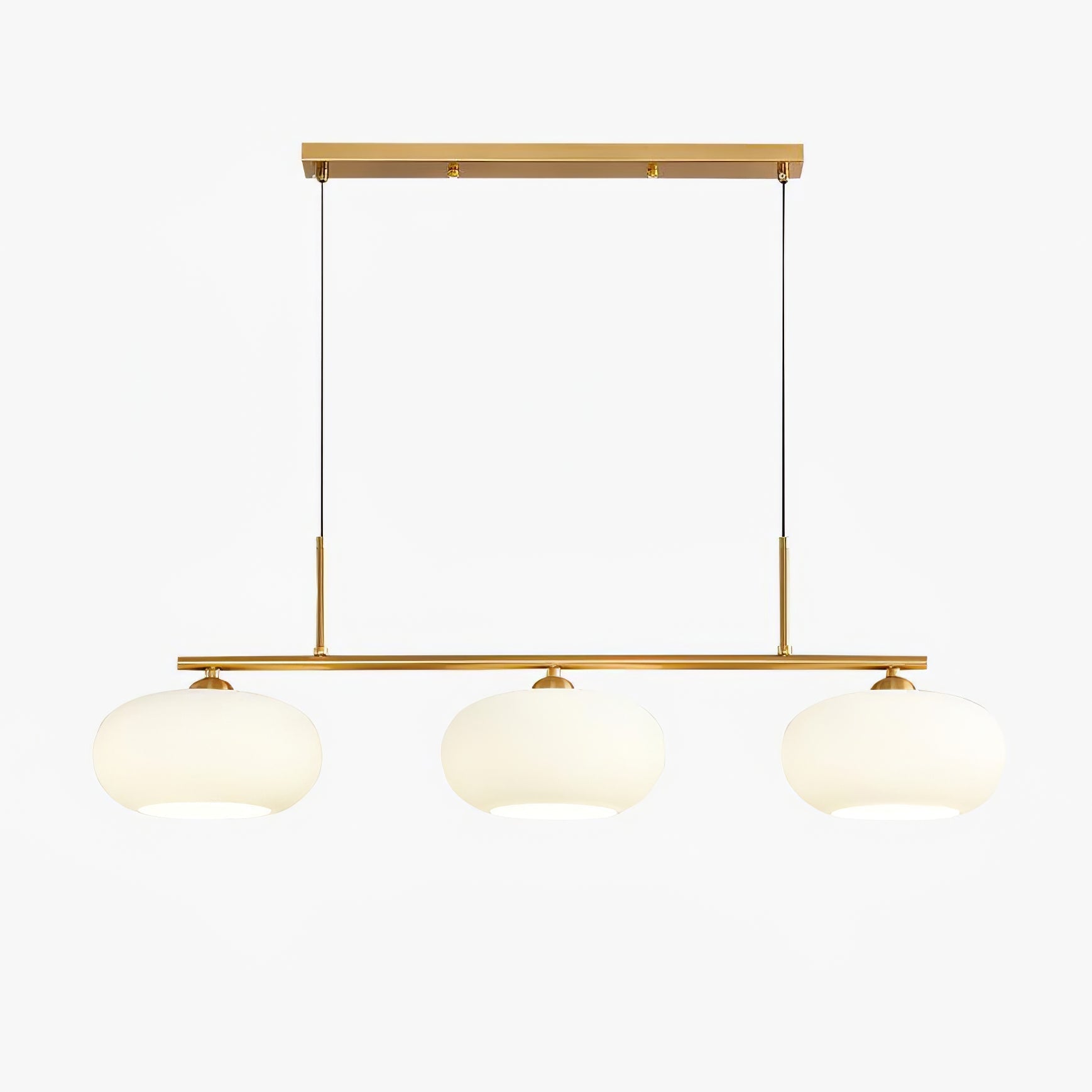 Lustra Pendant Lamp 3-Light Globe Shaped Linear - Letslighting