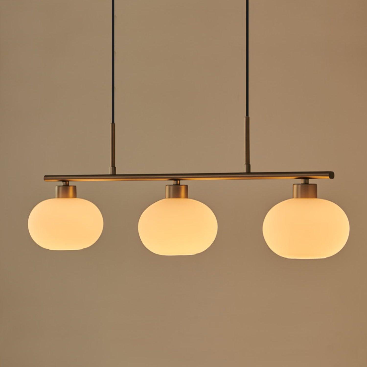 Valentina Cream Cluster Pendant Light, 3 Heads - Letslighting
