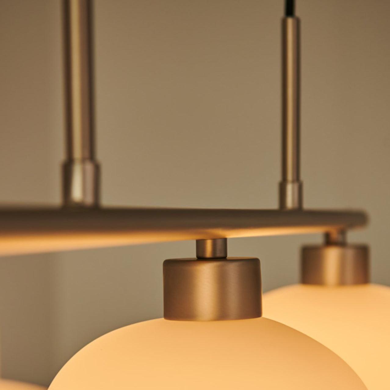 Valentina Cream Cluster Pendant Light, 3 Heads - Letslighting
