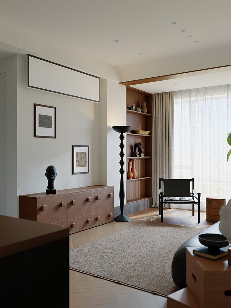 Stack Modern Wood Floor Lamp