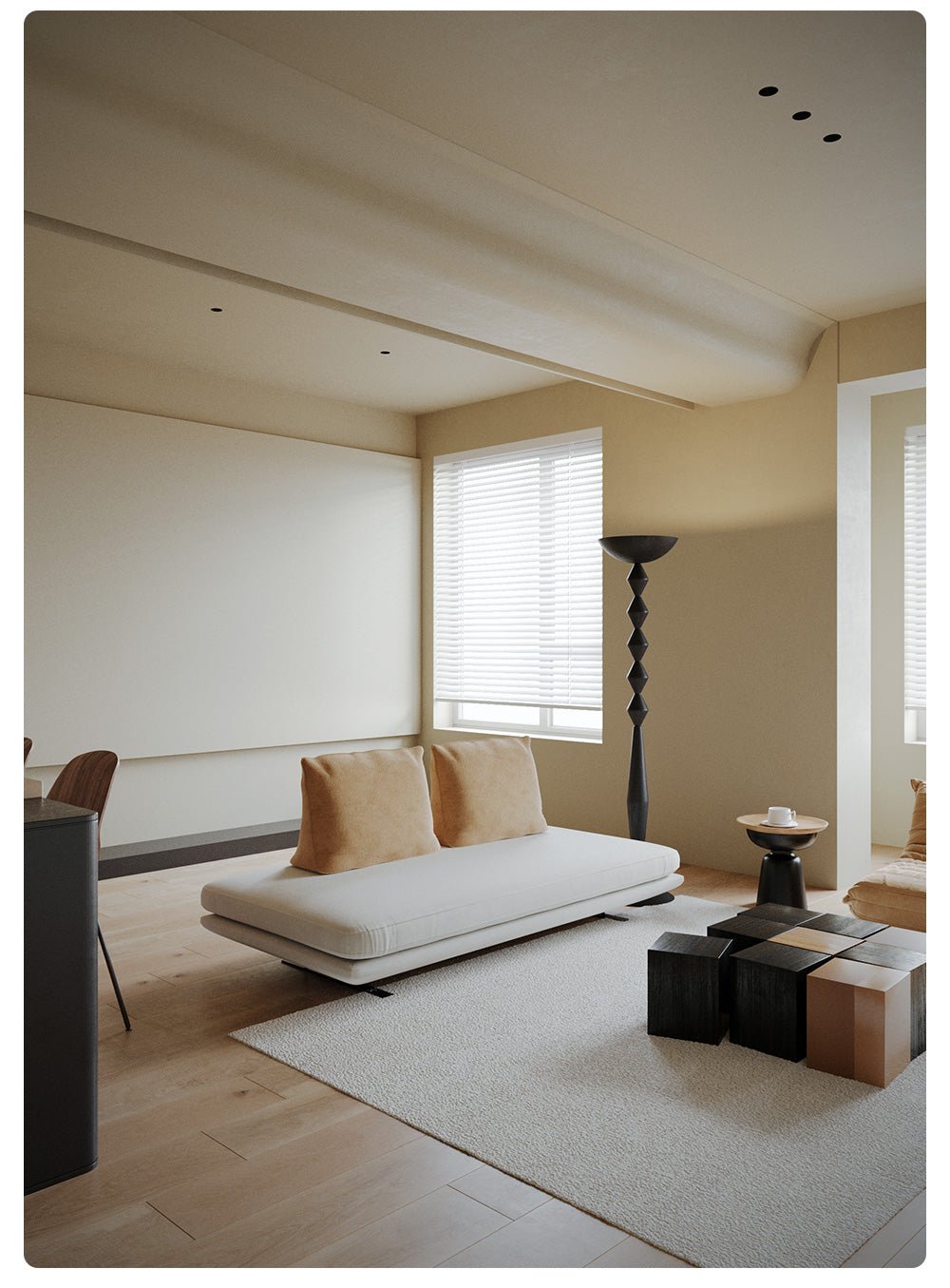 Stack Modern Wood Floor Lamp