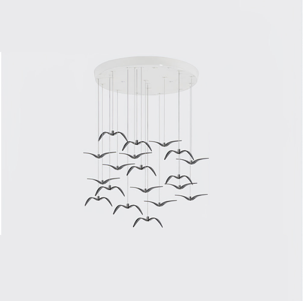 Lustra Pendant Lamp Bird Wings for Living Room - Letslighting