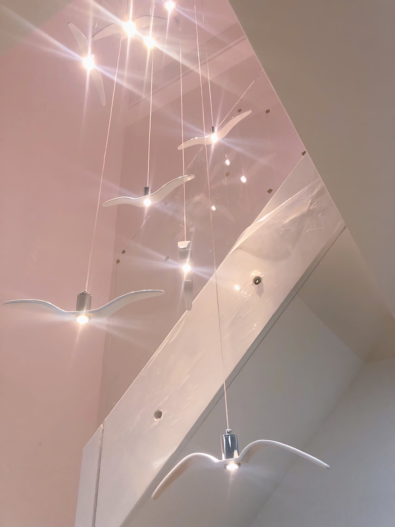 Lustra Pendant Lamp Bird Wings for Living Room - Letslighting