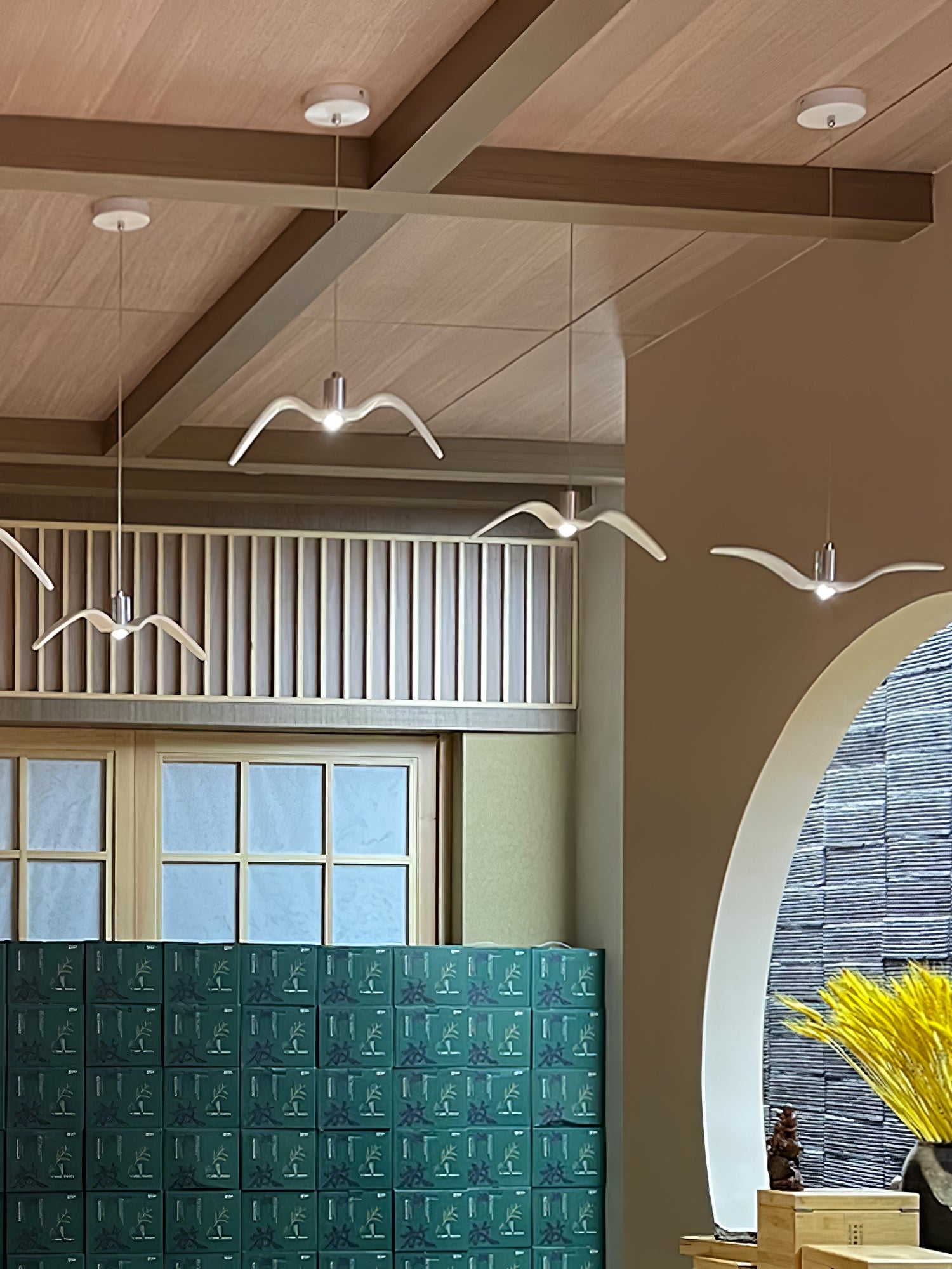 Lustra Pendant Lamp Bird Wings for Living Room - Letslighting