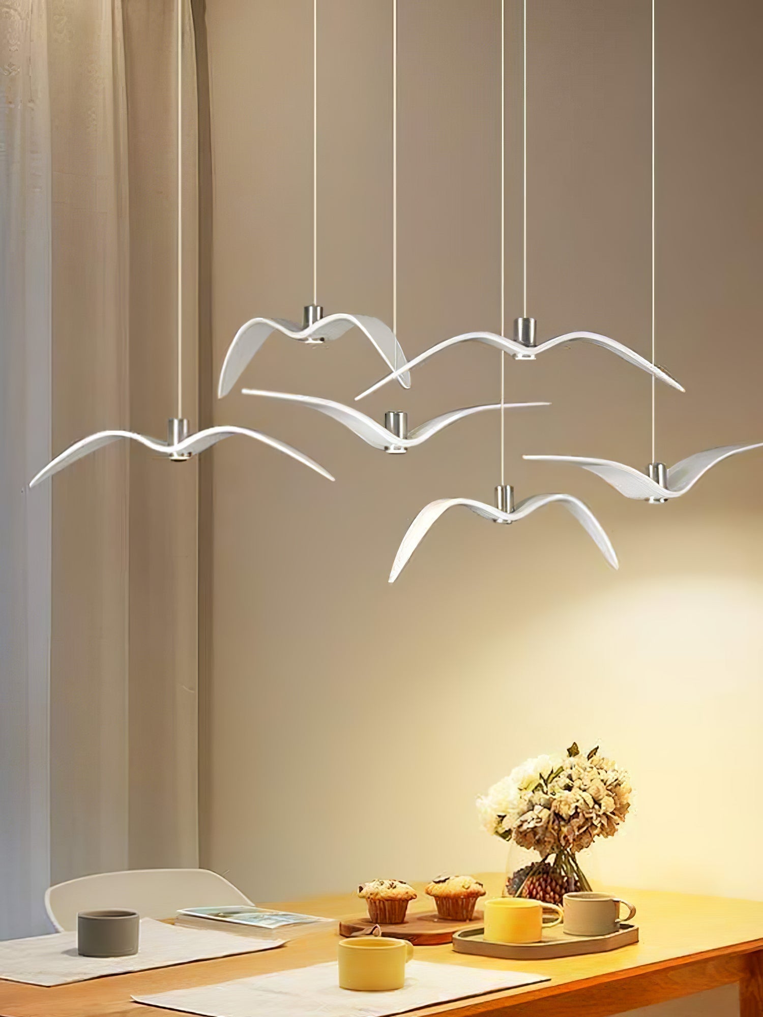 Lustra Pendant Lamp Bird Wings for Living Room - Letslighting