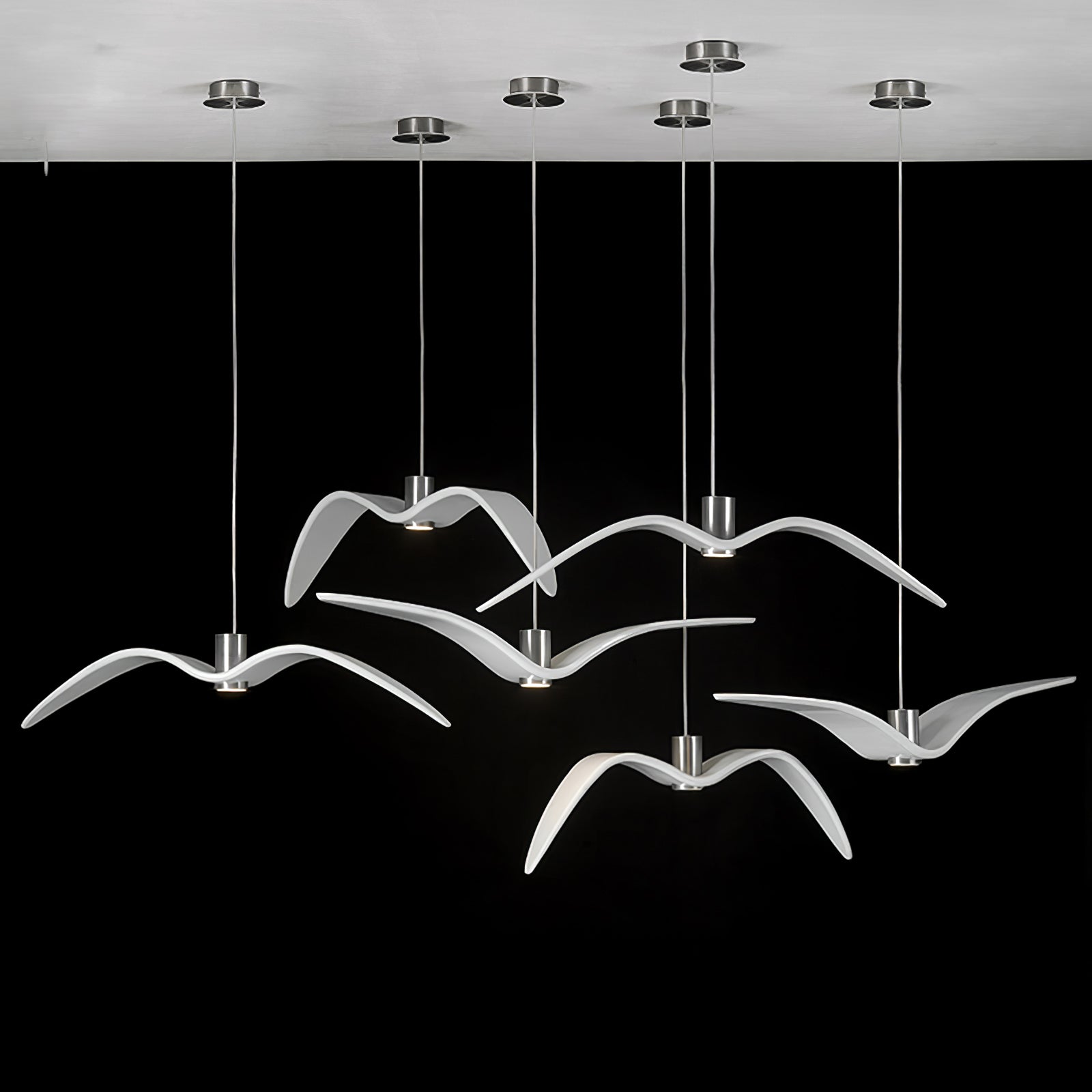 Lustra Pendant Lamp Bird Wings for Living Room - Letslighting