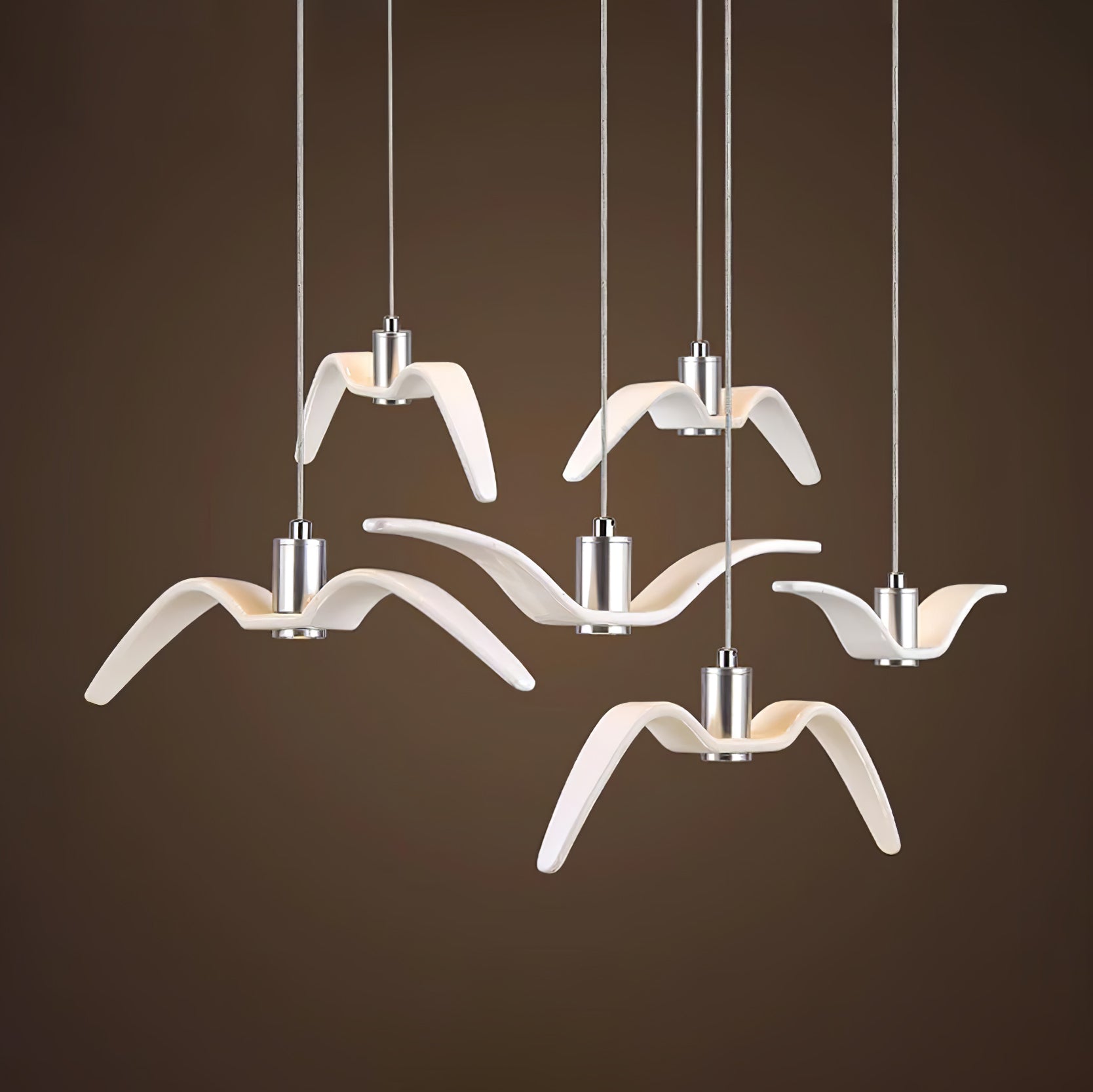 Lustra Pendant Lamp Bird Wings for Living Room - Letslighting