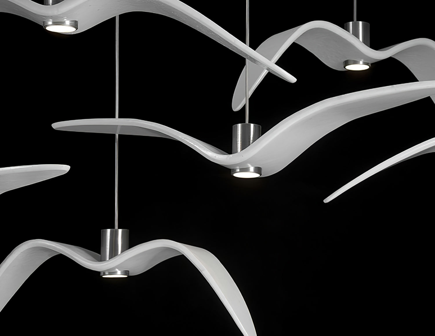 Lustra Pendant Lamp Bird Wings for Living Room - Letslighting
