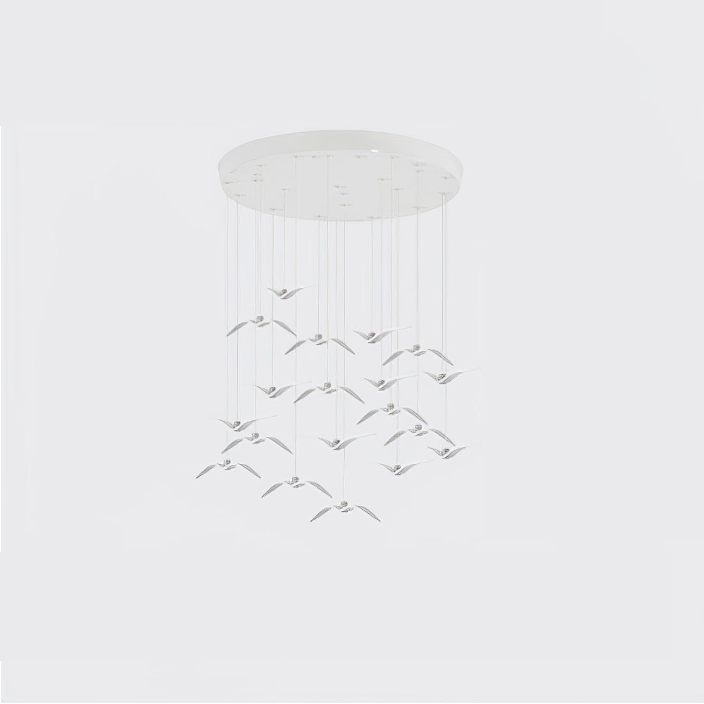 Lustra Pendant Lamp Bird Wings for Living Room - Letslighting