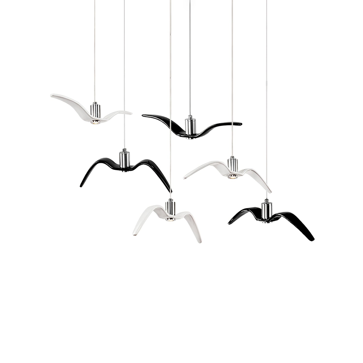 Lustra Pendant Lamp Bird Wings for Living Room - Letslighting