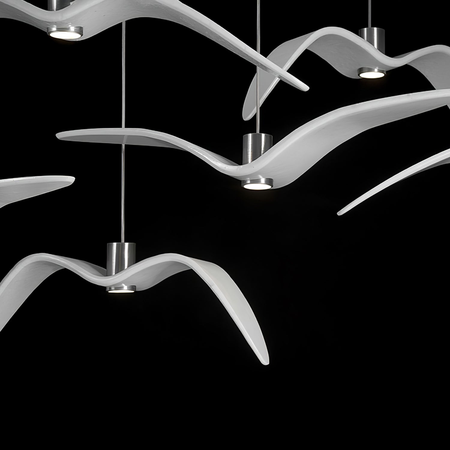 Lustra Pendant Lamp Bird Wings for Living Room - Letslighting