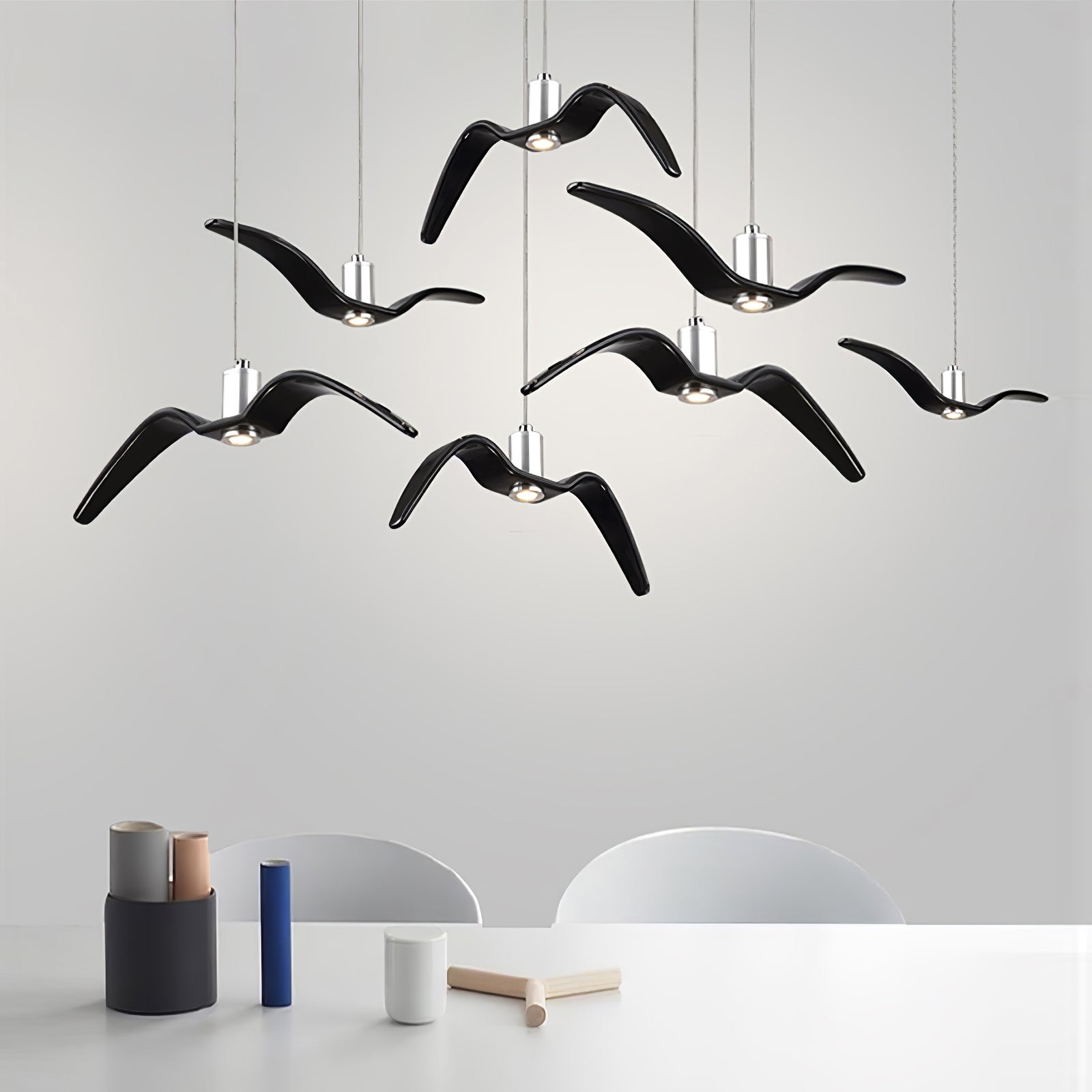Lustra Pendant Lamp Bird Wings for Living Room - Letslighting