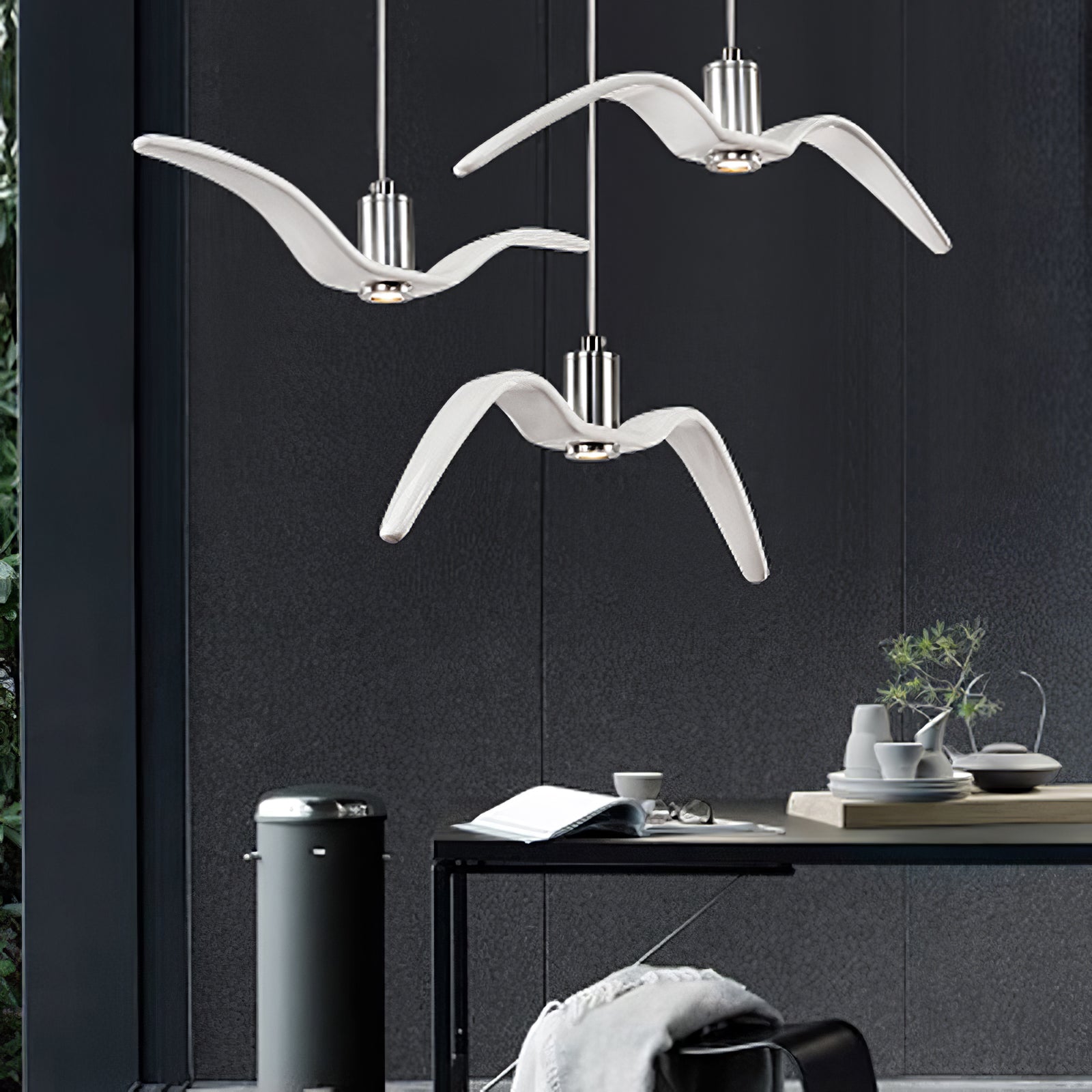 Lustra Pendant Lamp Bird Wings for Living Room - Letslighting