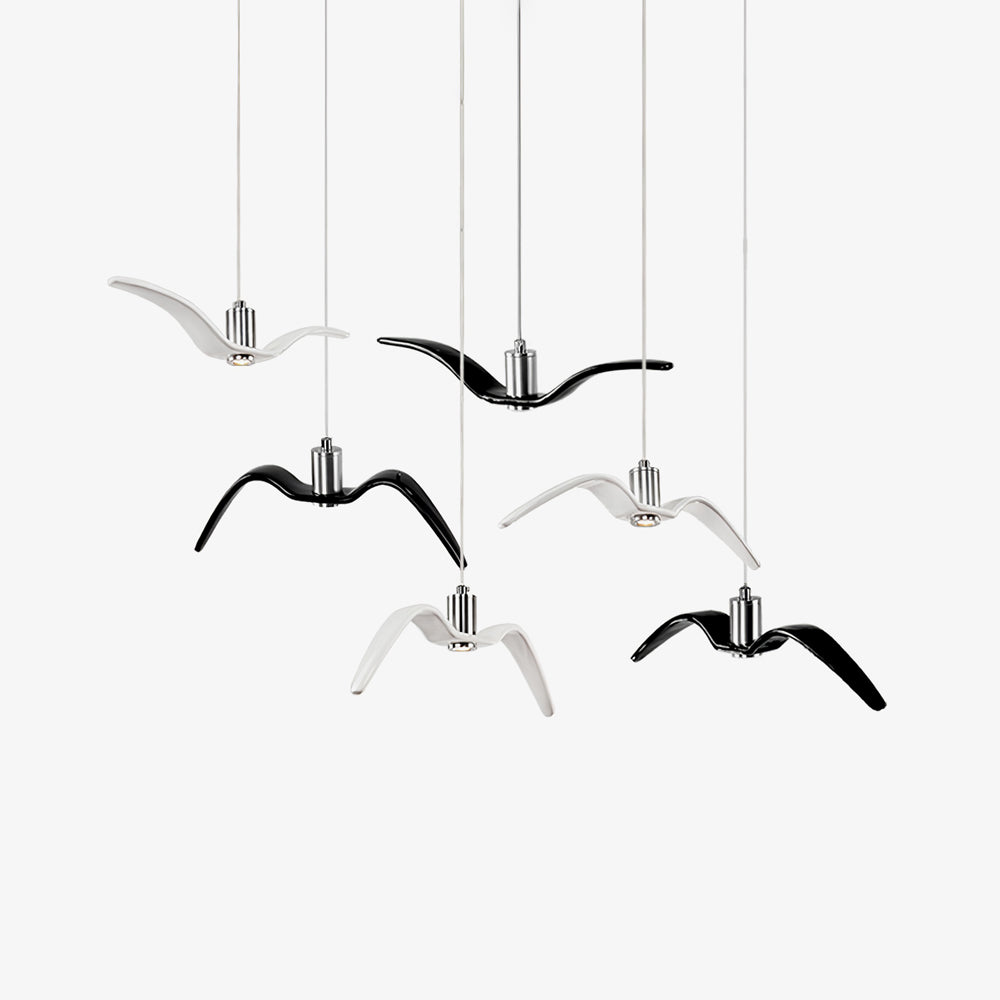 Lustra Pendant Lamp Bird Wings for Living Room - Letslighting