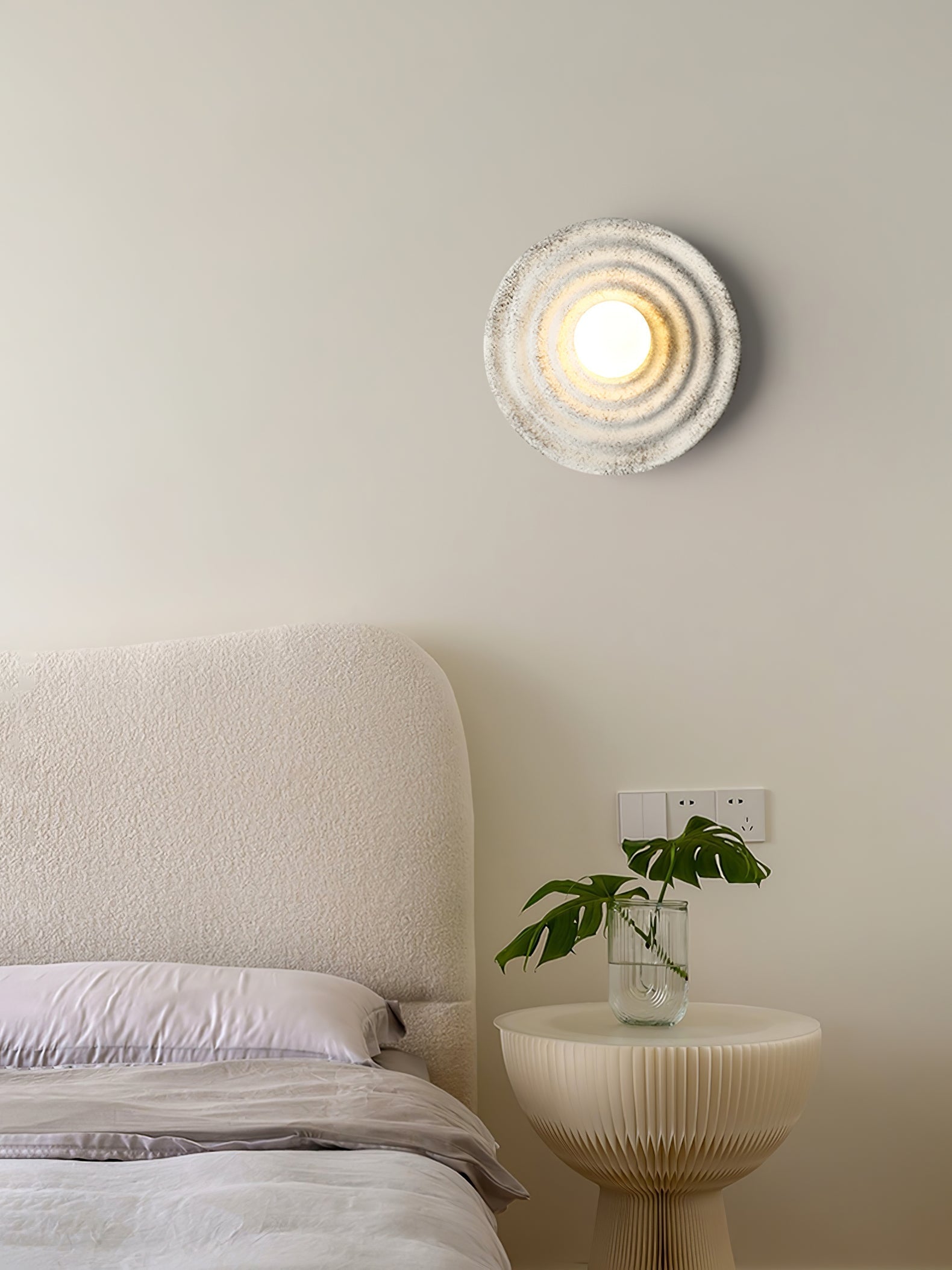 Ersila Modern Minimalist Resin Wall Lamp - Letslighting