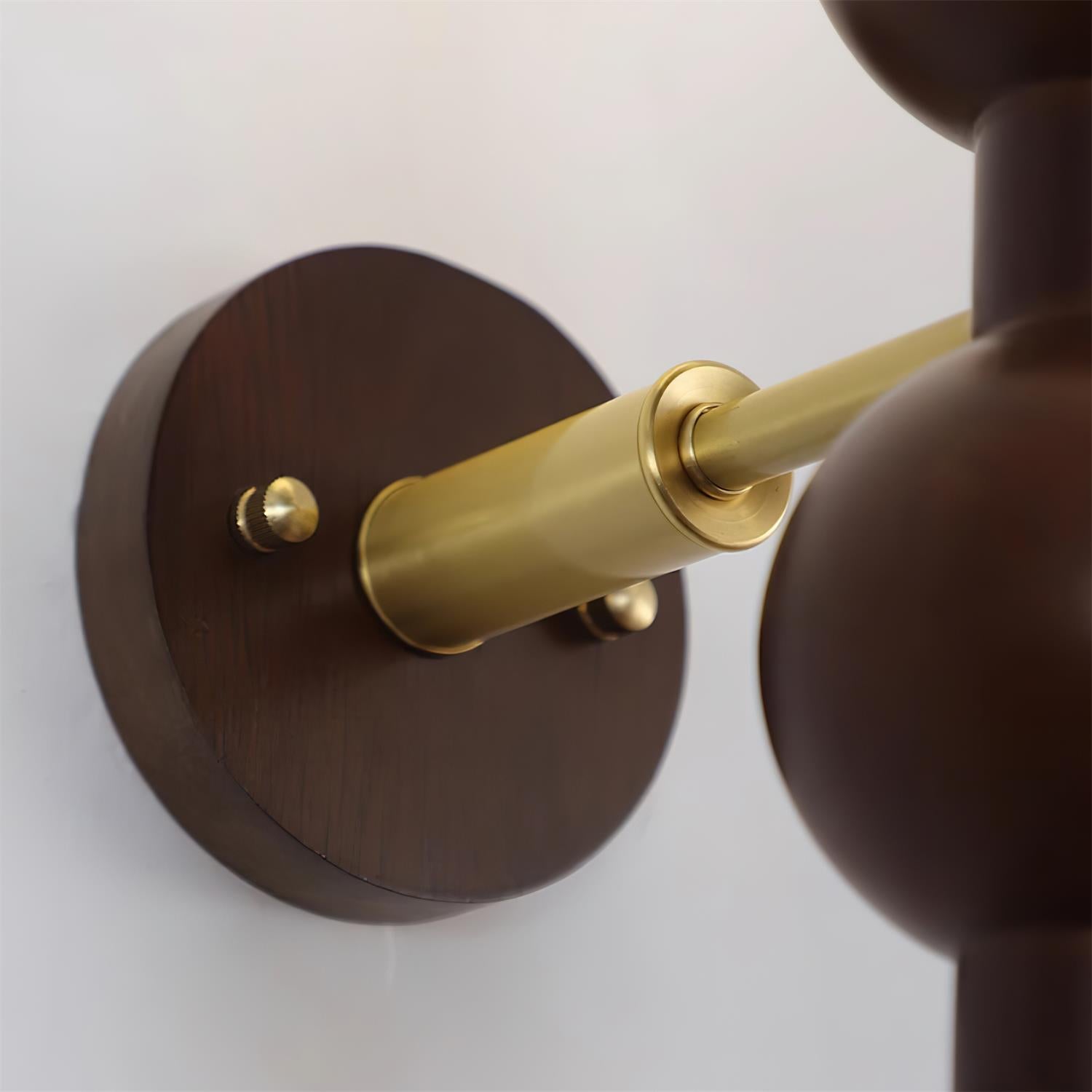 Wall Lamp Gourd in Wood and Glass Modern Style - Letslighting