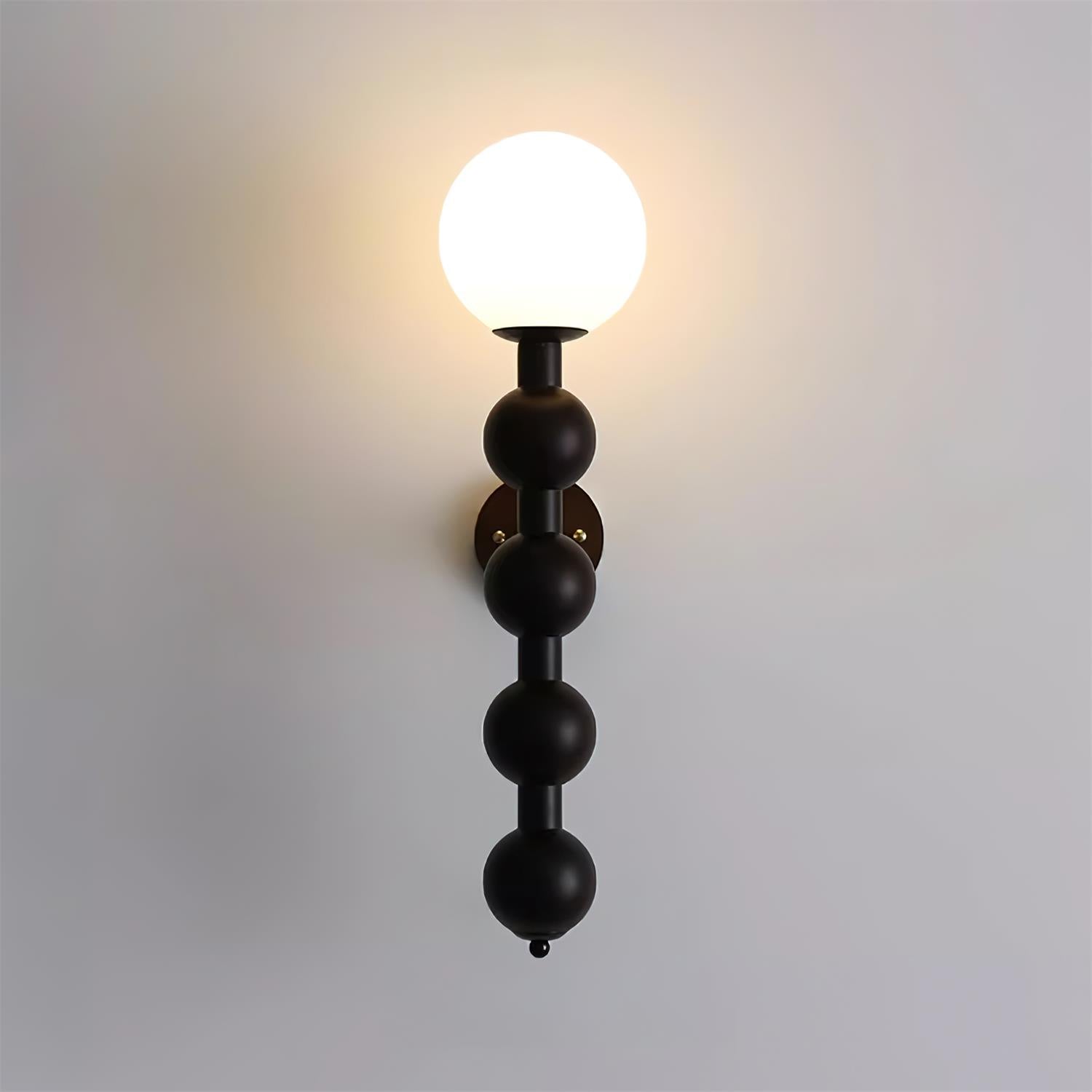 Wall Lamp Gourd in Wood and Glass Modern Style - Letslighting
