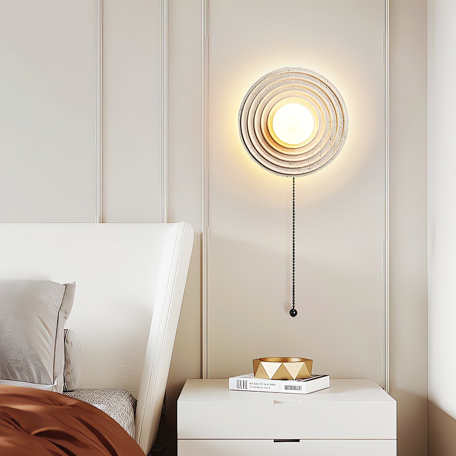 Ilorarae Modern Minimalist Travertine Wall Lamp - Letslighting