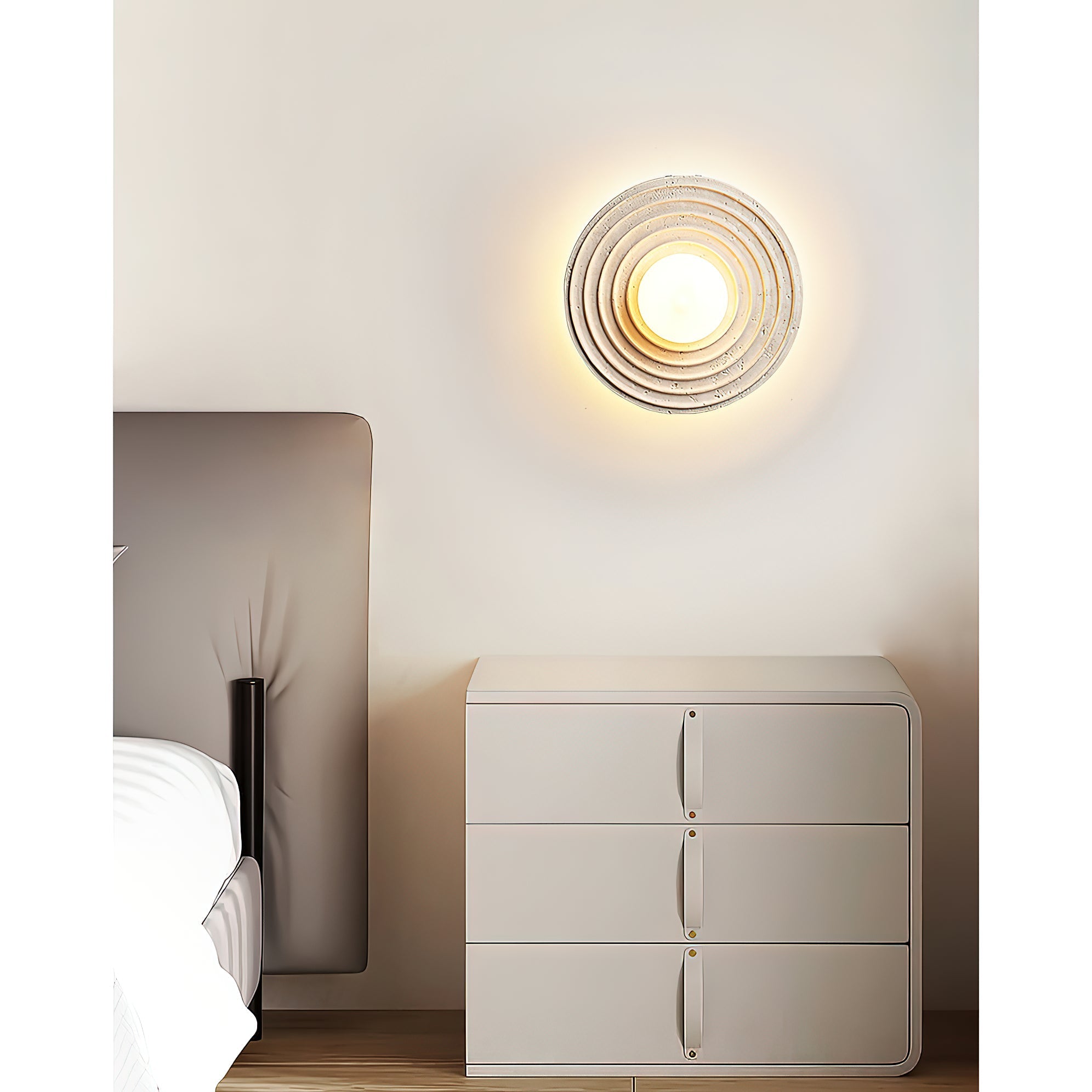 Ilorarae Modern Minimalist Travertine Wall Lamp - Letslighting